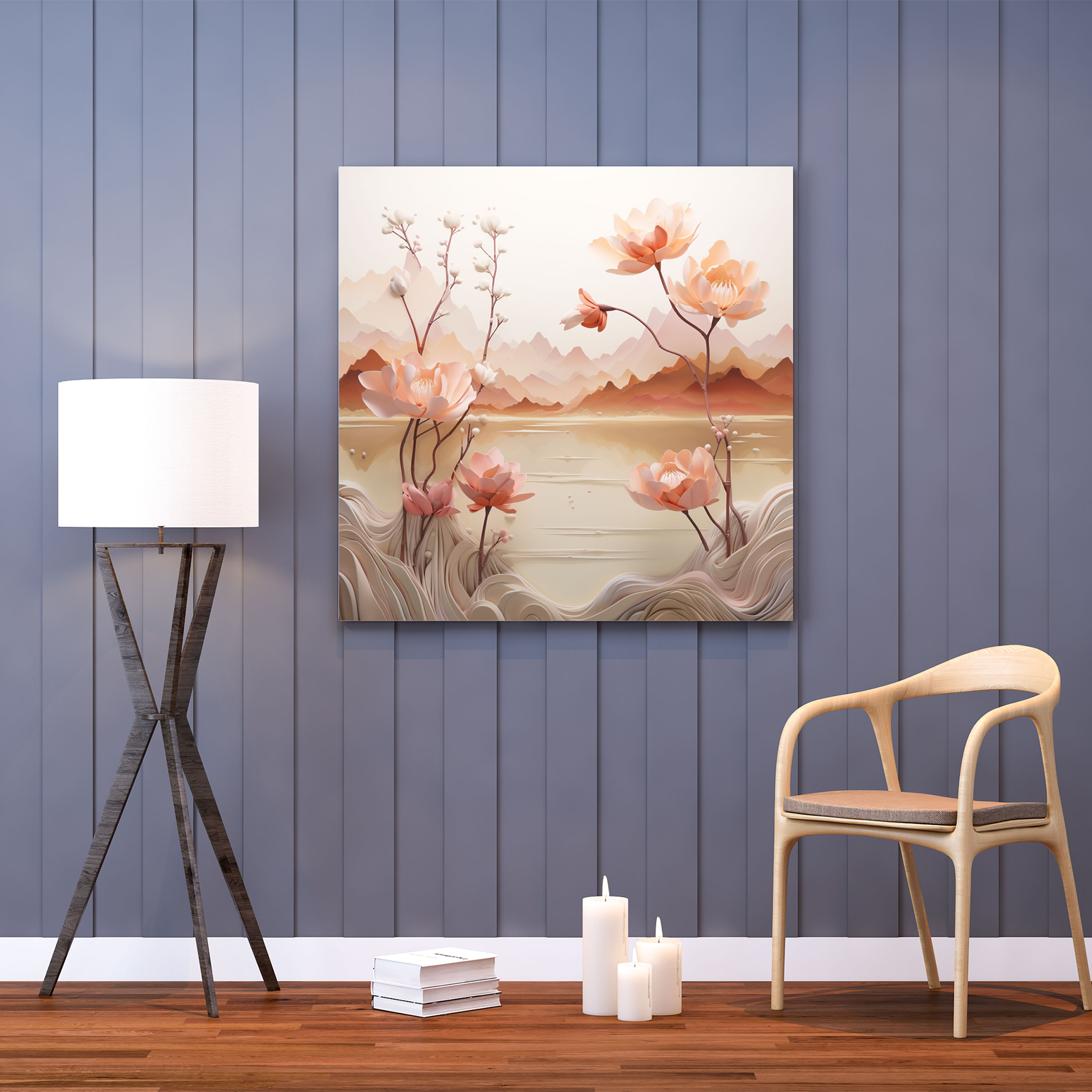 Neutral Gradient Canvas Print - Neutral, Neutral Wall Art, Neutral Wall Decoration, Neutral-Themed Artwork