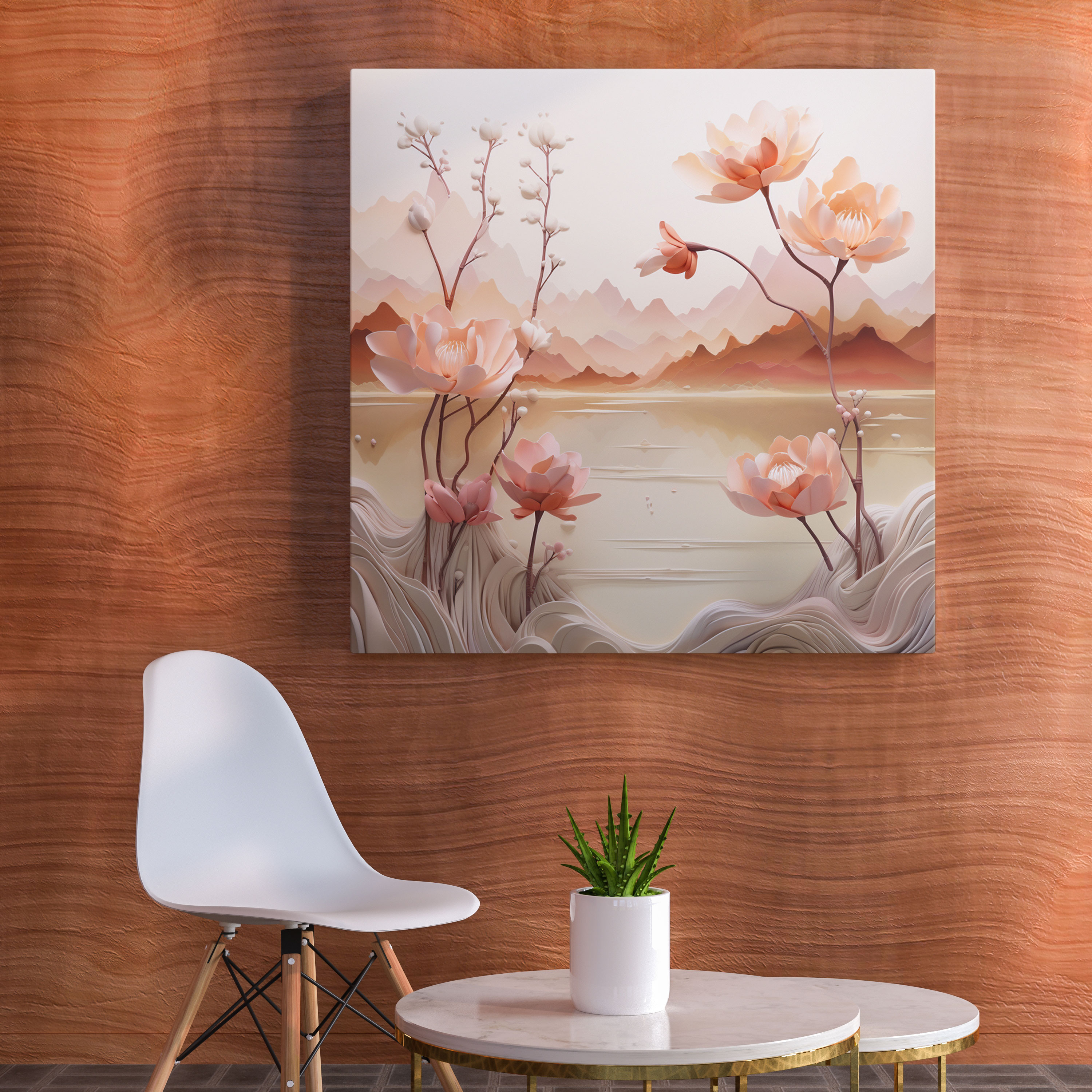 Neutral Gradient Canvas Print - Neutral, Neutral Wall Art, Neutral Wall Decoration, Neutral-Themed Artwork