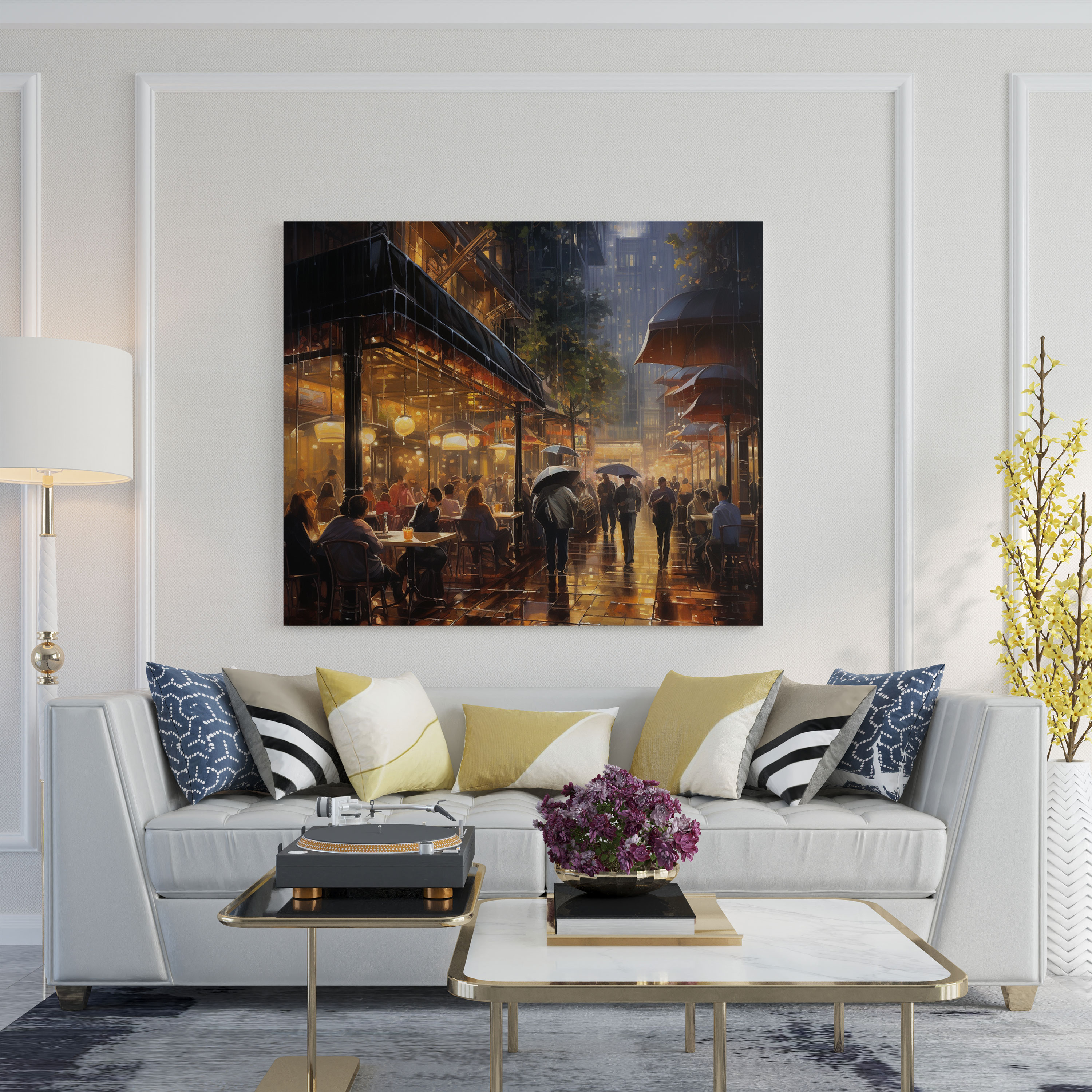 Nighthawks Wall Art - Nighthawks, Canvas, Wall Decoration, Canvas Wall Art