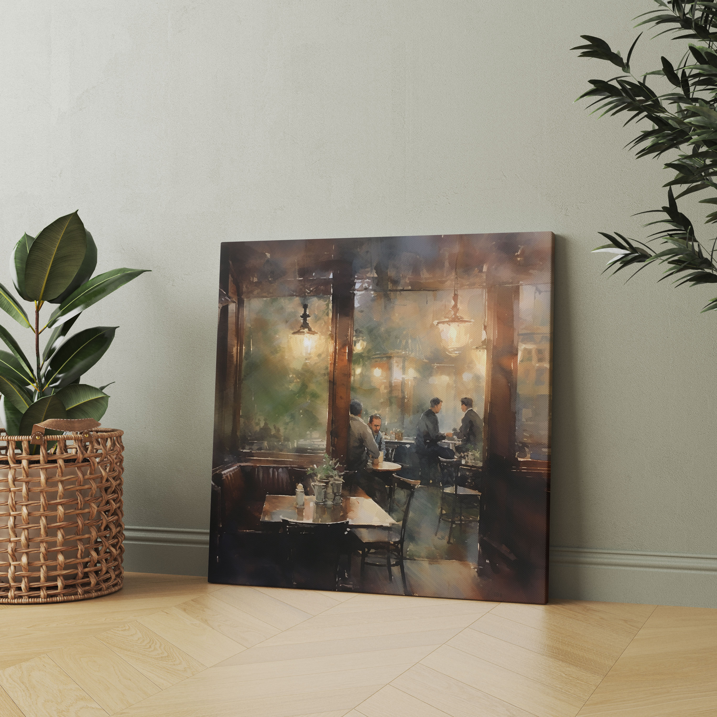 Nighthawks Wall Decoration - Nighthawks, Wall Decoration, Home Decoration, Watercolor