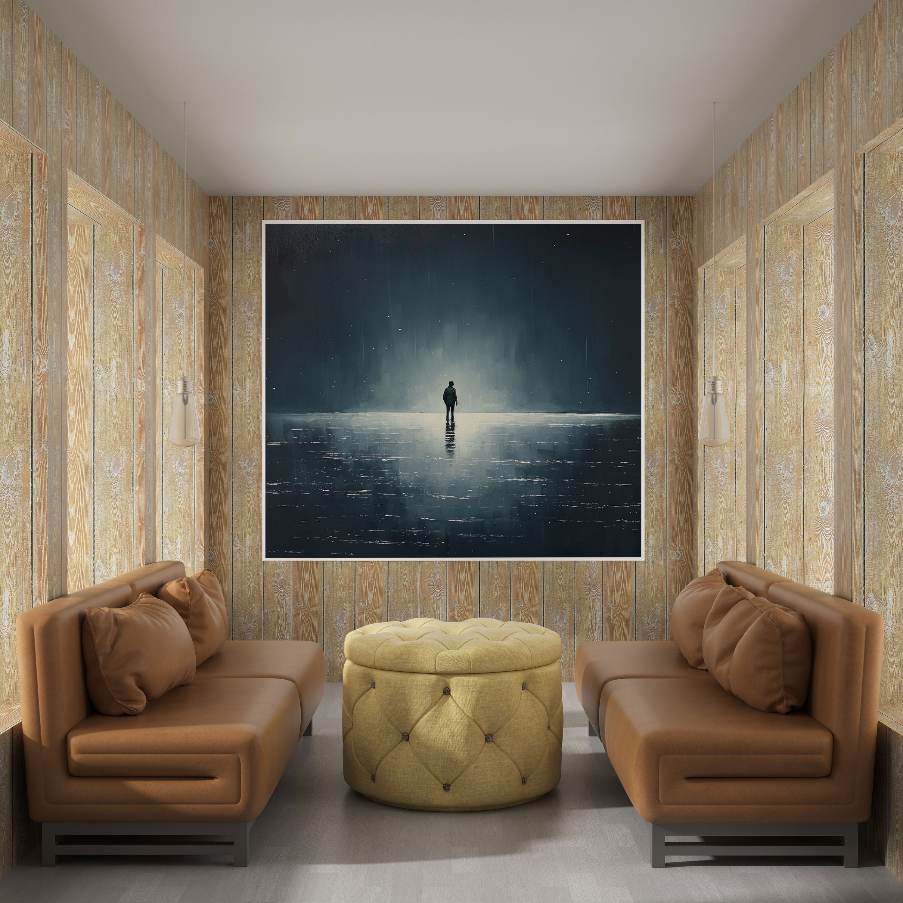 Nighthawks Wall Decoration - Nighthawks, Canvas Print, Wall Art, Home Decoration