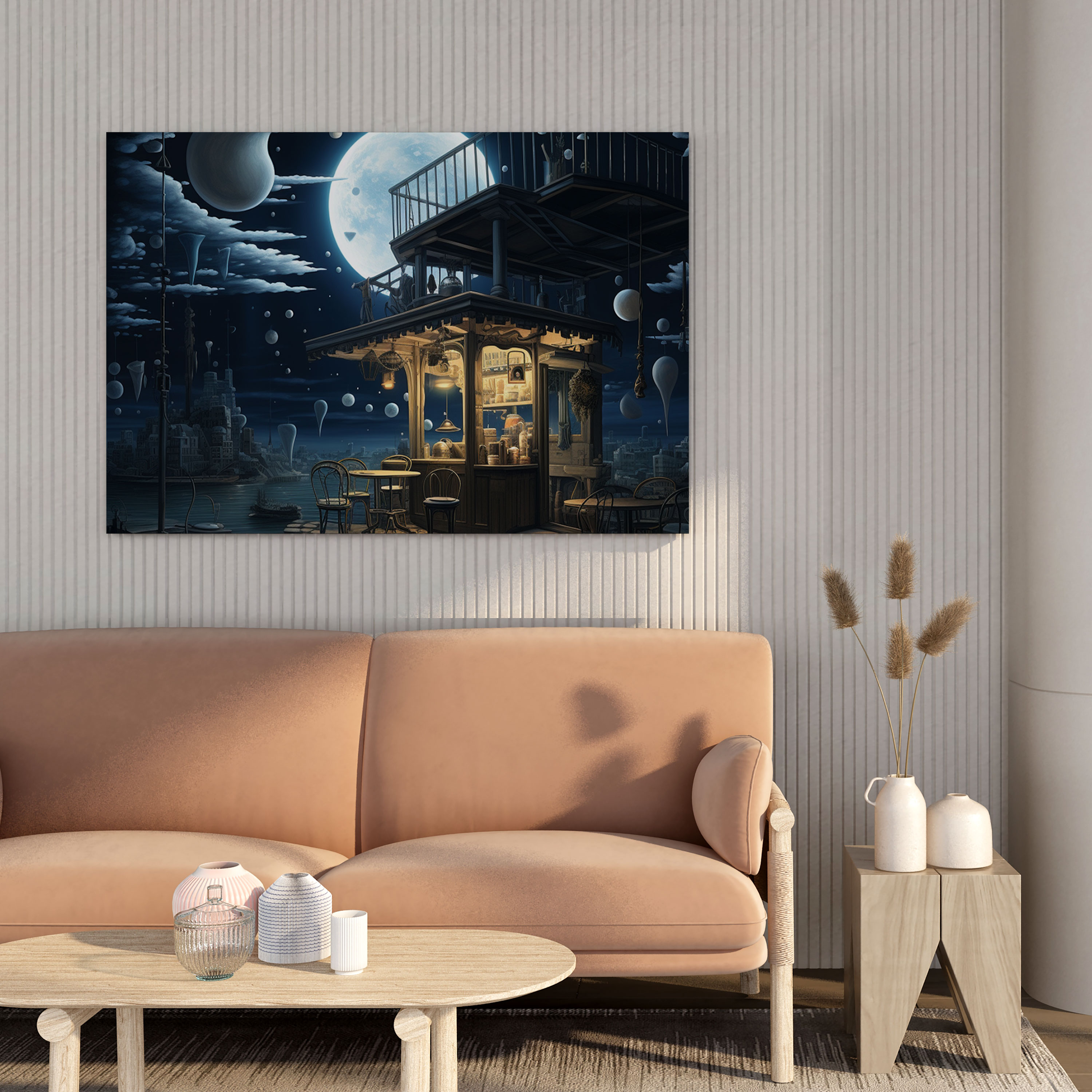 Nighthawks Canvas Print - Nighthawks, Home Decoration, Nighthawks, Wall Decoration
