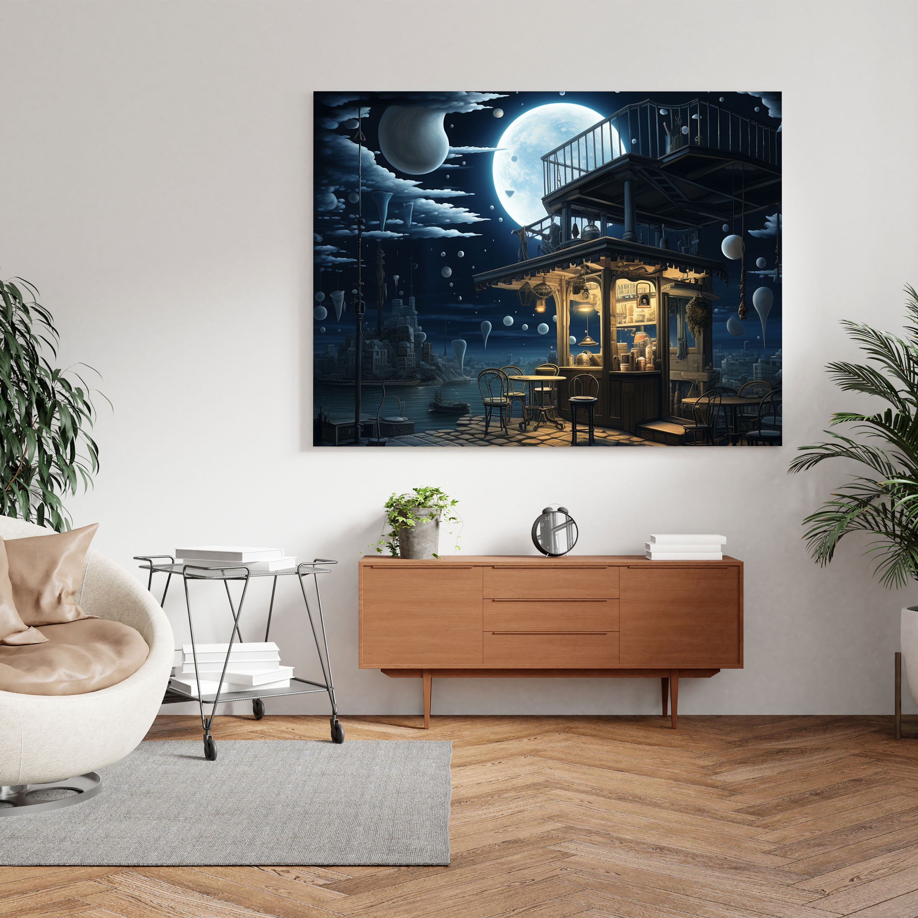 Nighthawks Canvas Print - Nighthawks, Home Decoration, Nighthawks, Wall Decoration