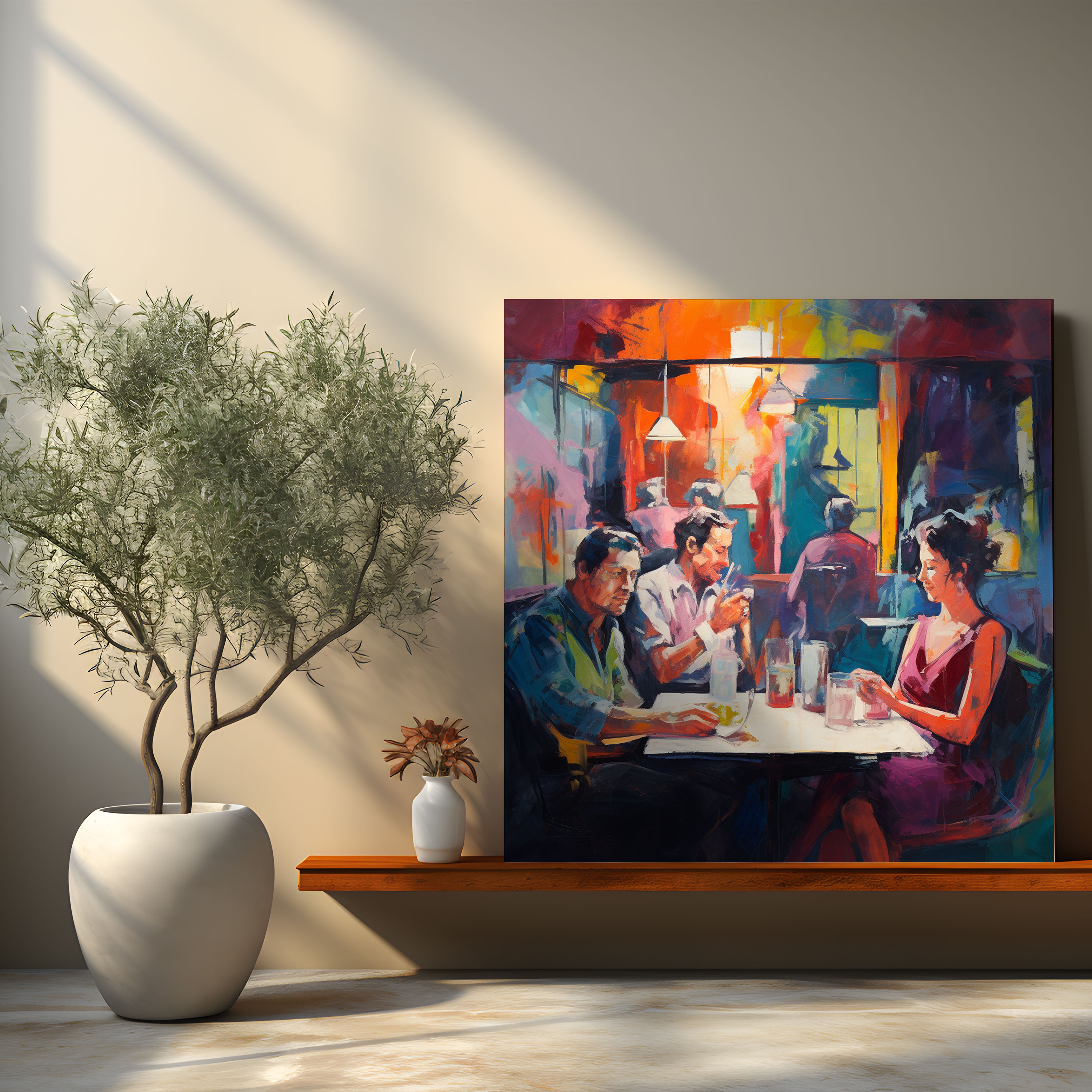 Nighthawks Canvas Print - Nighthawks, Nighthawks, Wall Art, Canvas Wall Art