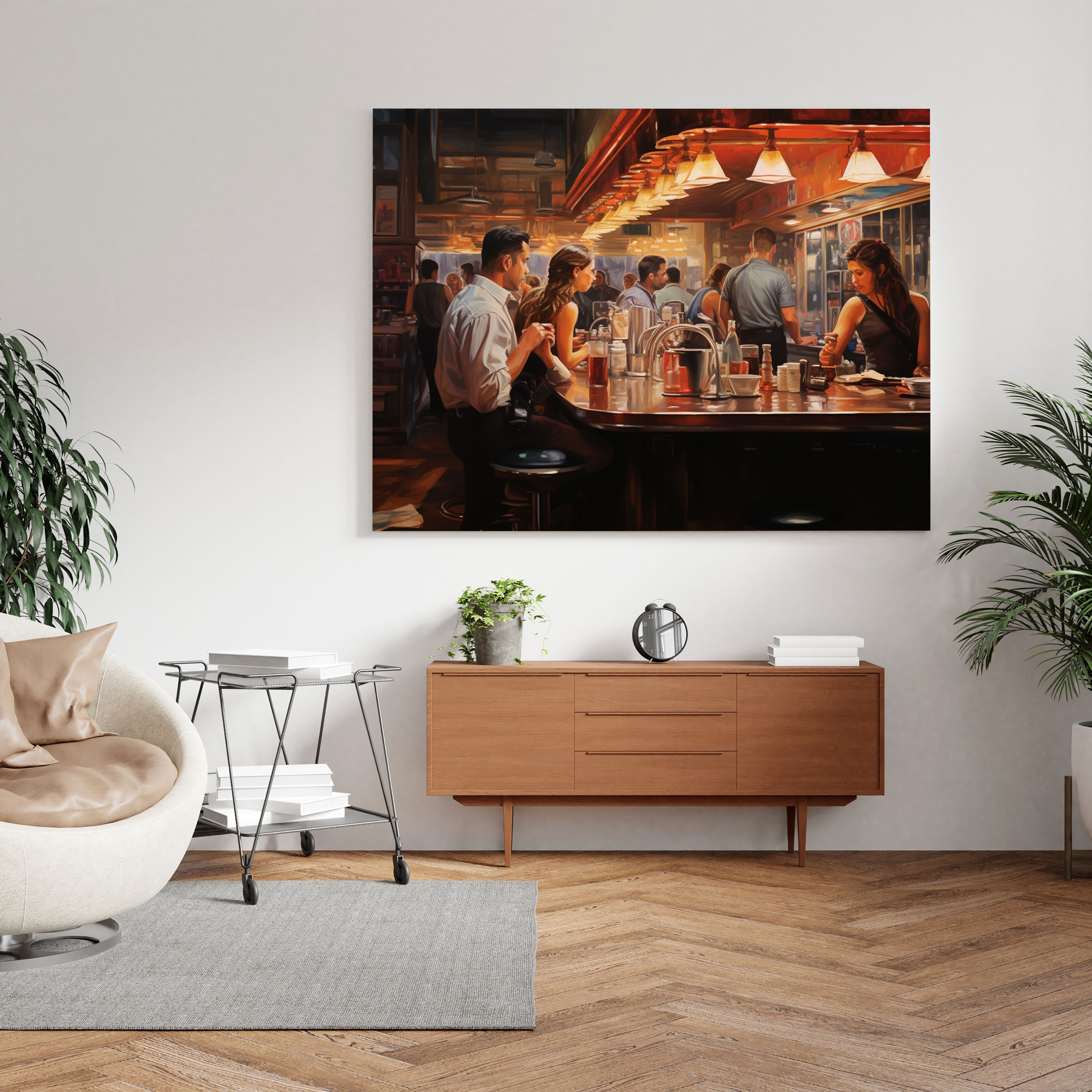 Nighthawks Wall Art - Nighthawks, Mystery, Nighthawks, Elegance