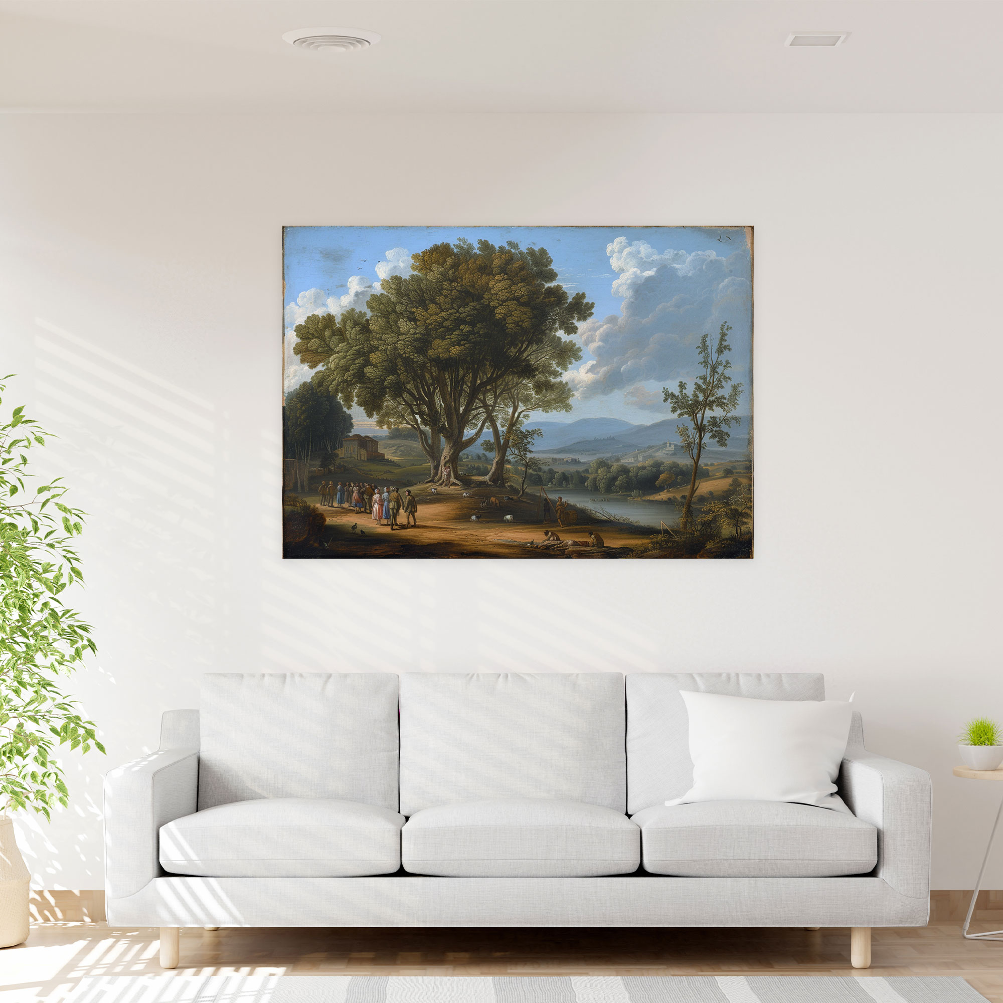 Neoclassicism Canvas Print - Neoclassicism, Wall Art, Wall Decoration, Home Decoration