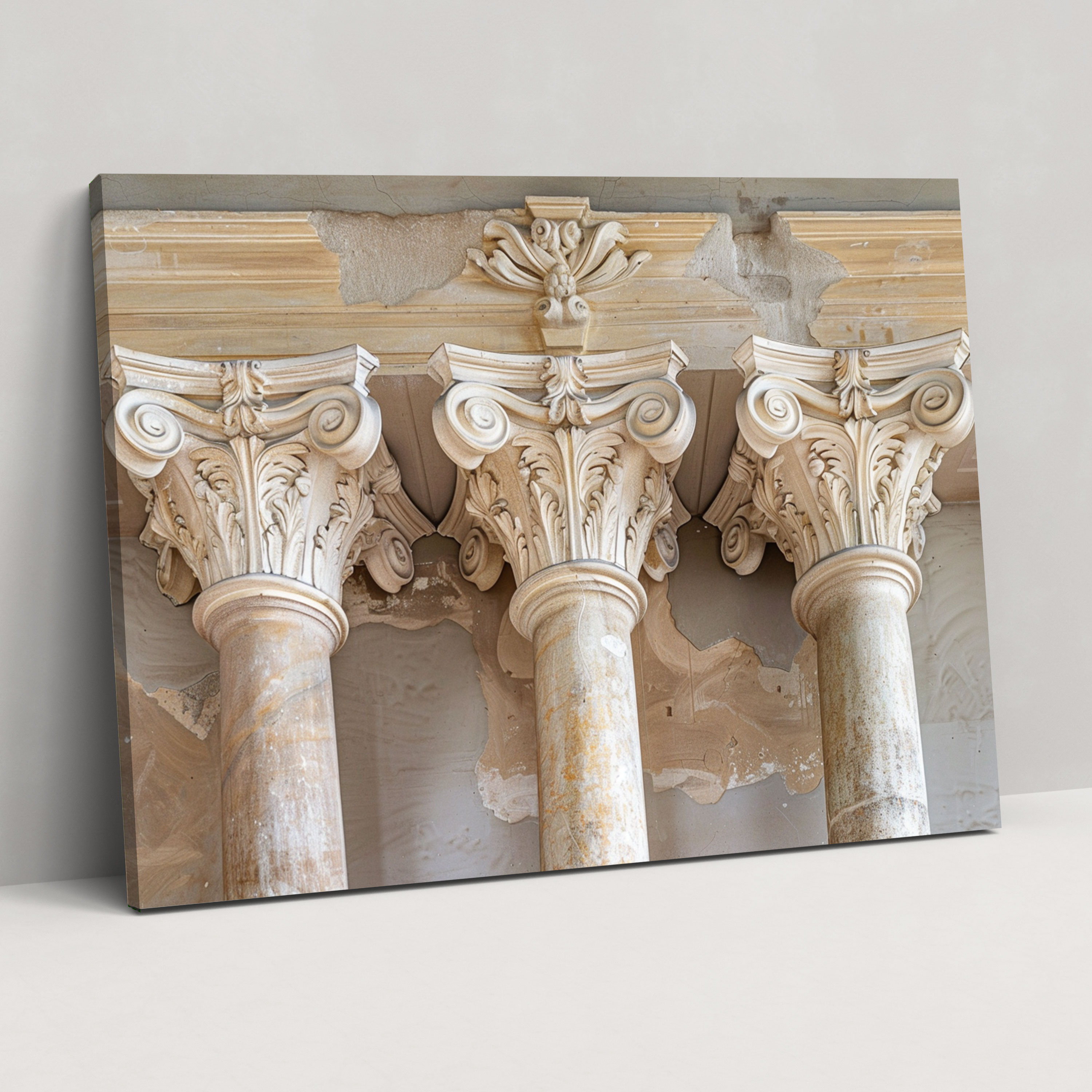 Neoclassicism Architectural Column Canvas Print - Neoclassicism, Home Decoration, Canvas, Wall Decoration