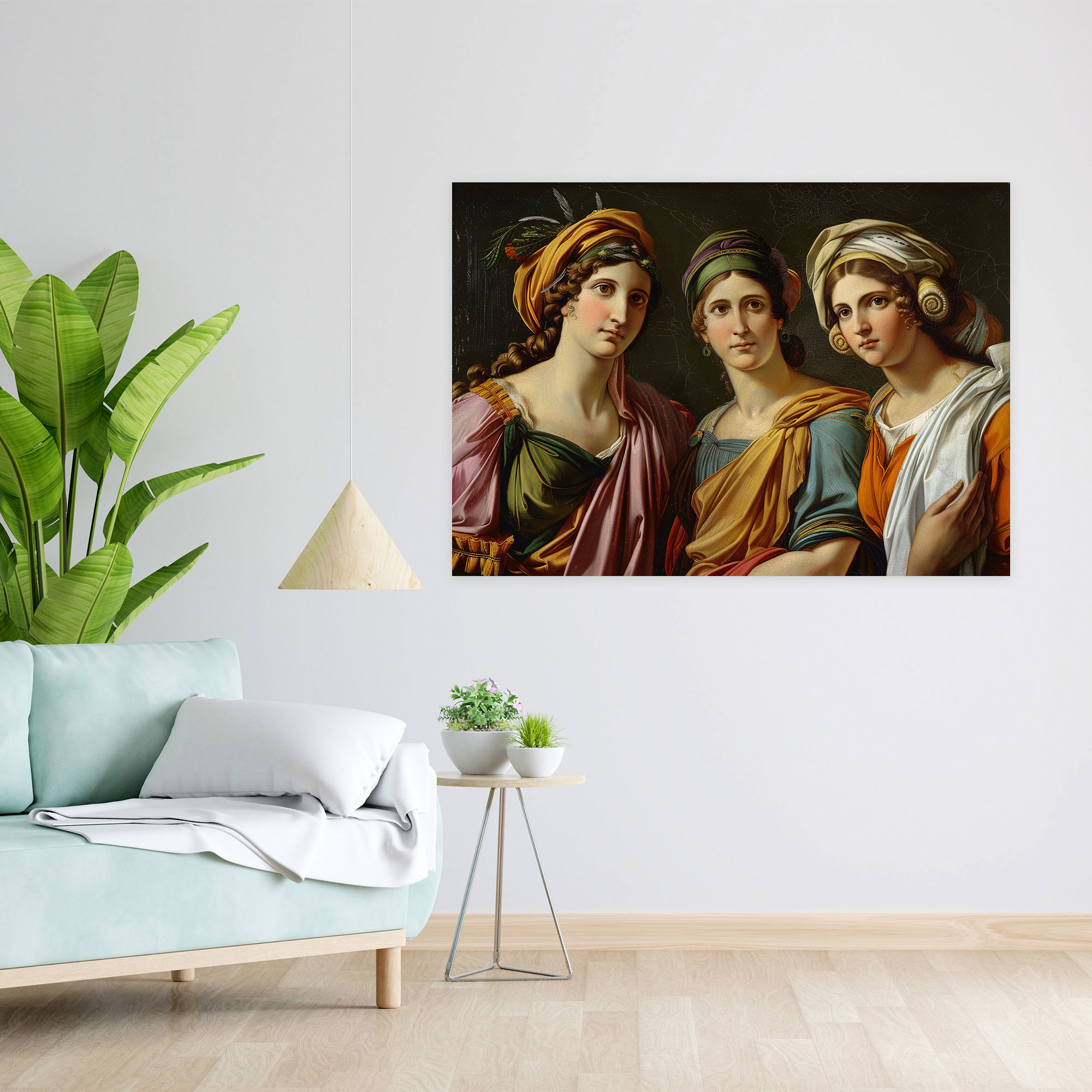 Neoclassicism Historical Figures Wall Decoration - Neoclassicism, Canvas Wall Art, Wall Decoration, Neoclassicism