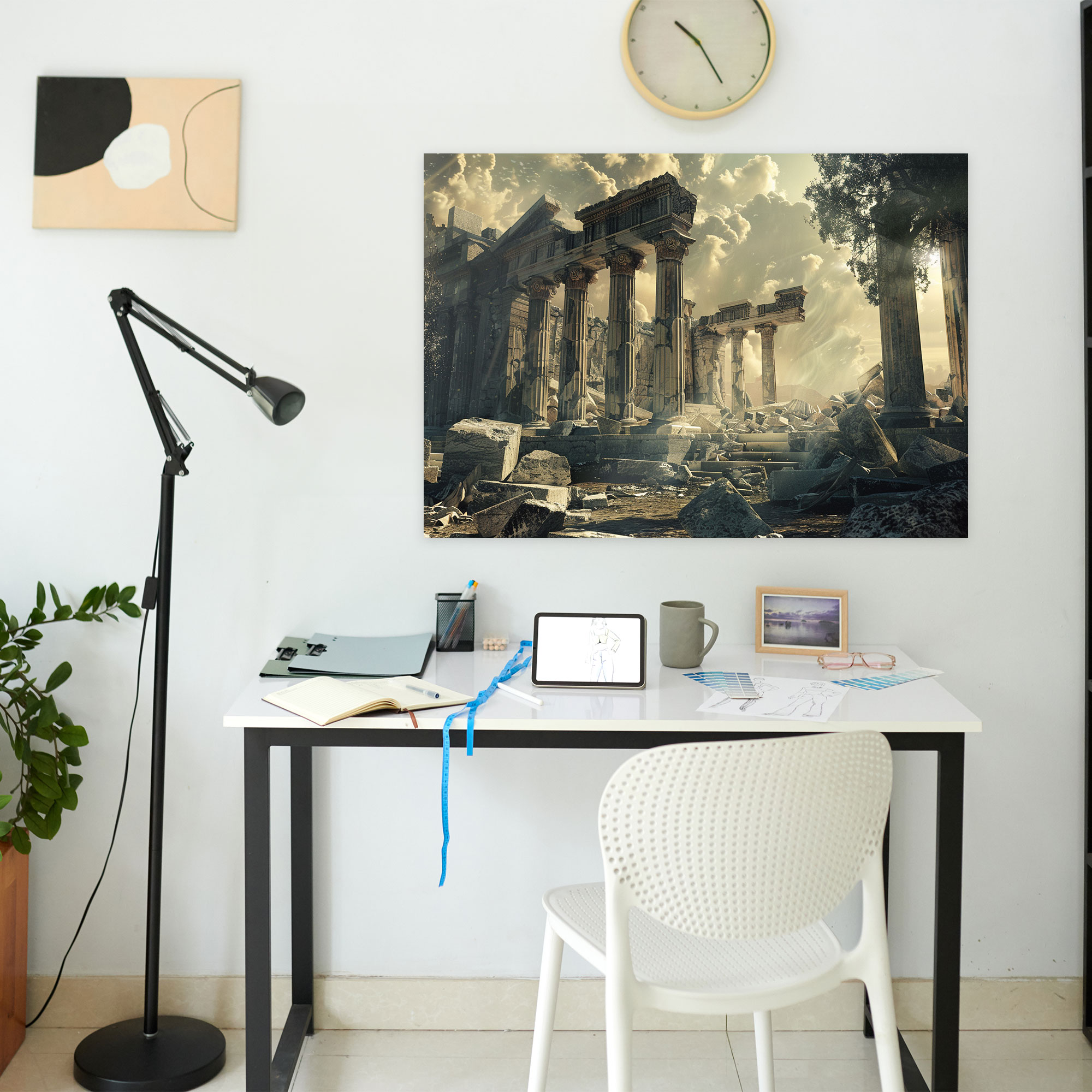 Neoclassicism Ancient Ruins Wall Art - Neoclassicism, Wall Art, Home Decoration, Neoclassicism