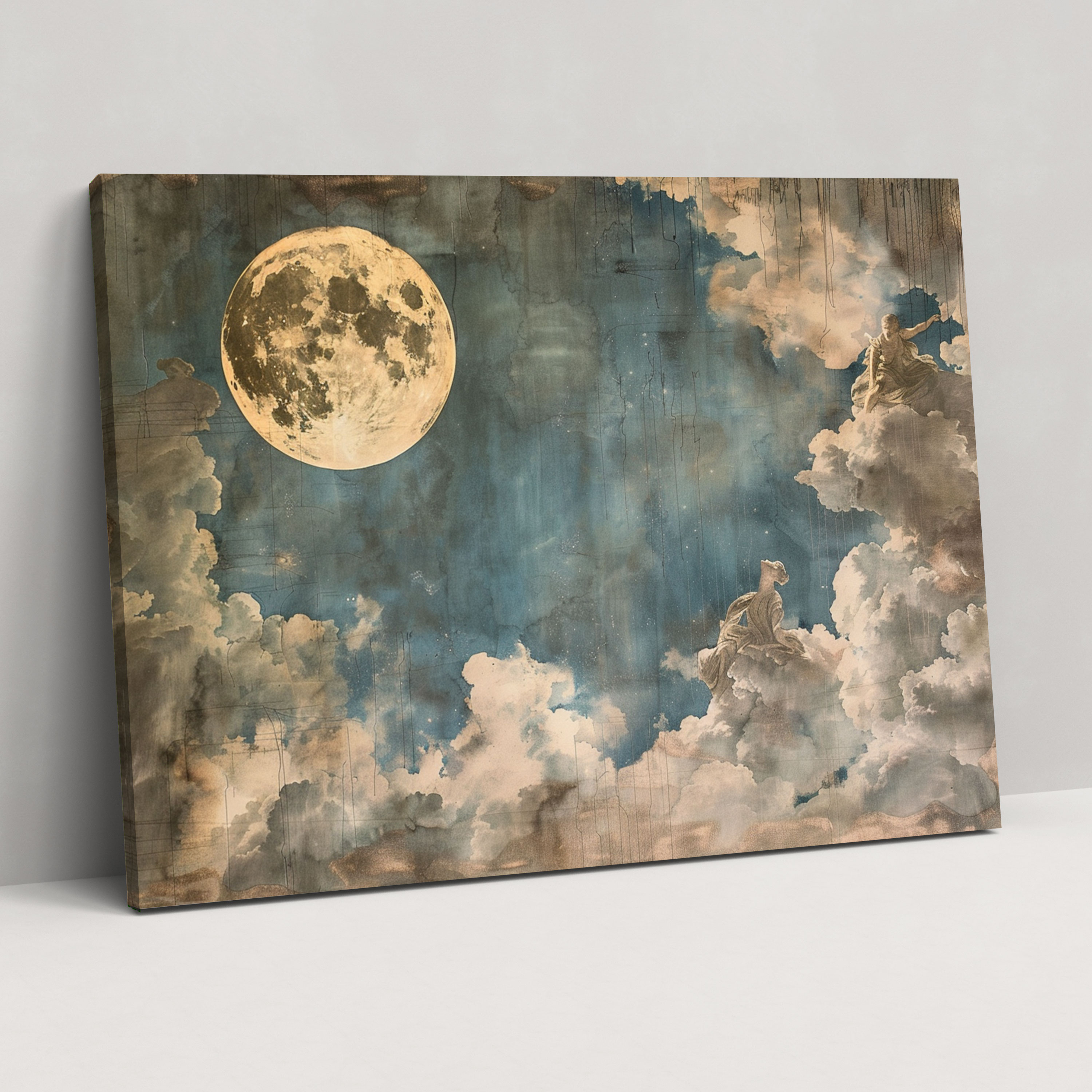 Neoclassicism Celestial Bodies Canvas Print - Neoclassicism, Wall Art, Home Decoration, Canvas Wall Art