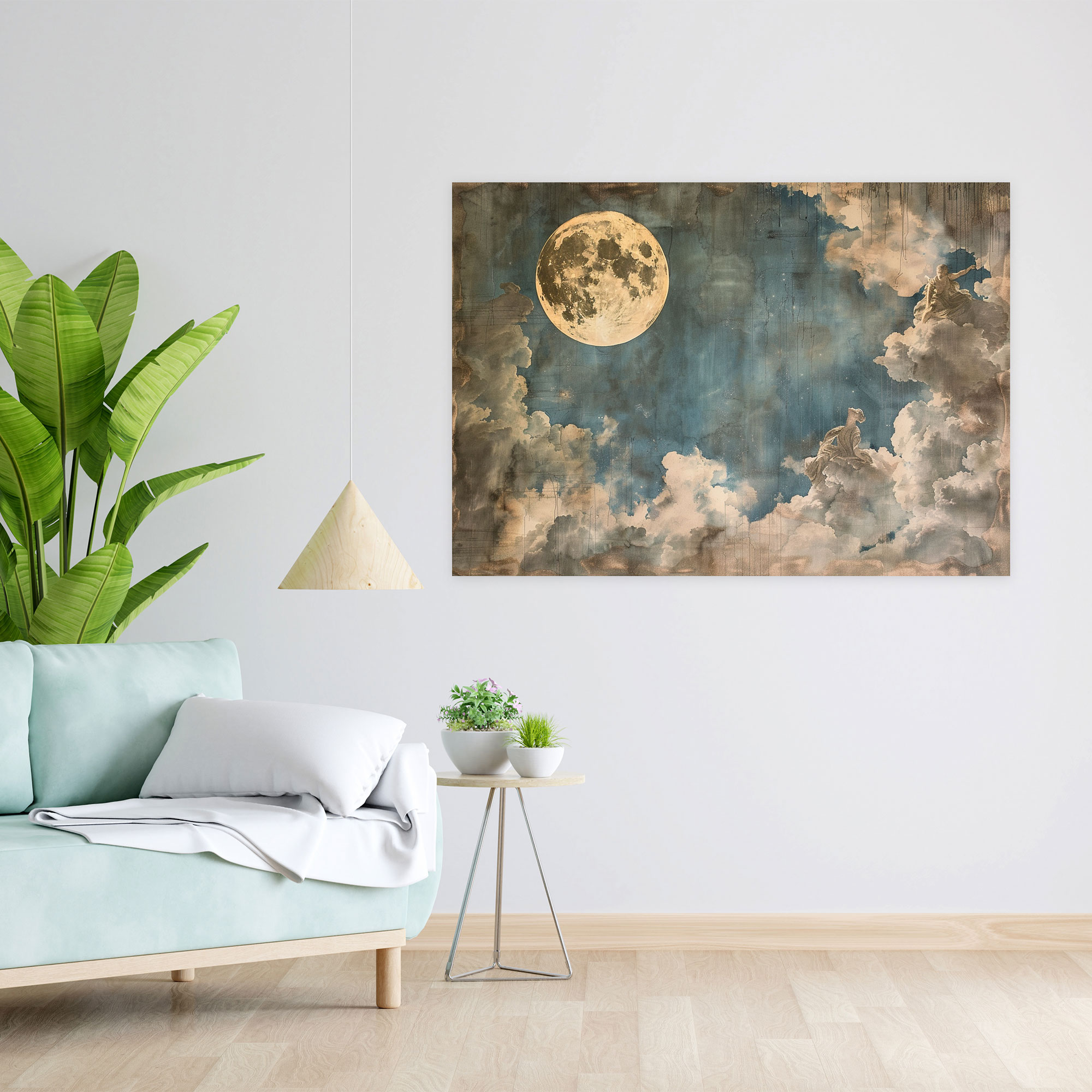 Neoclassicism Celestial Bodies Canvas Print - Neoclassicism, Wall Art, Home Decoration, Canvas Wall Art