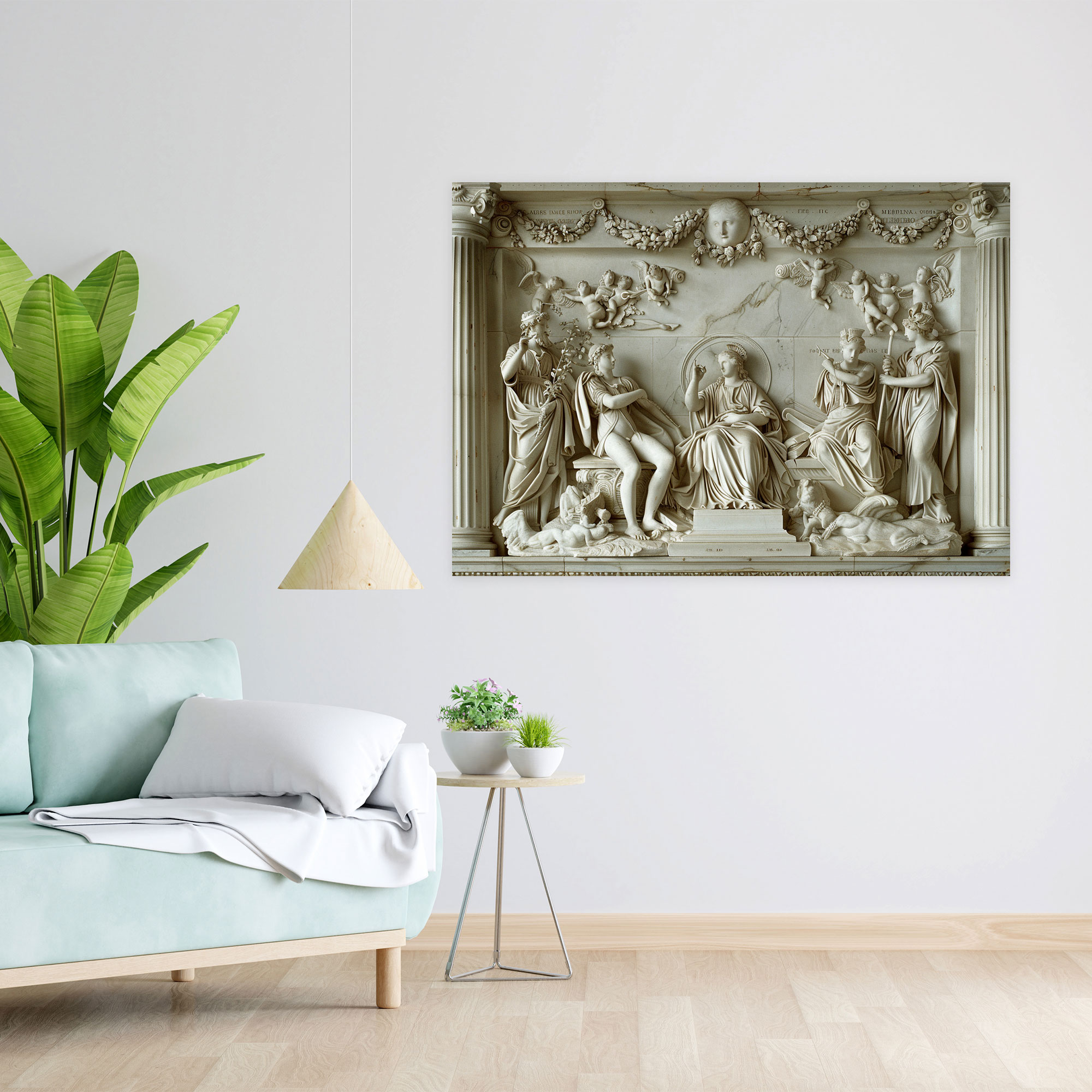 Neoclassicism Allegorical Figures Wall Art - Neoclassicism, Neoclassicism, Wall Art, Canvas