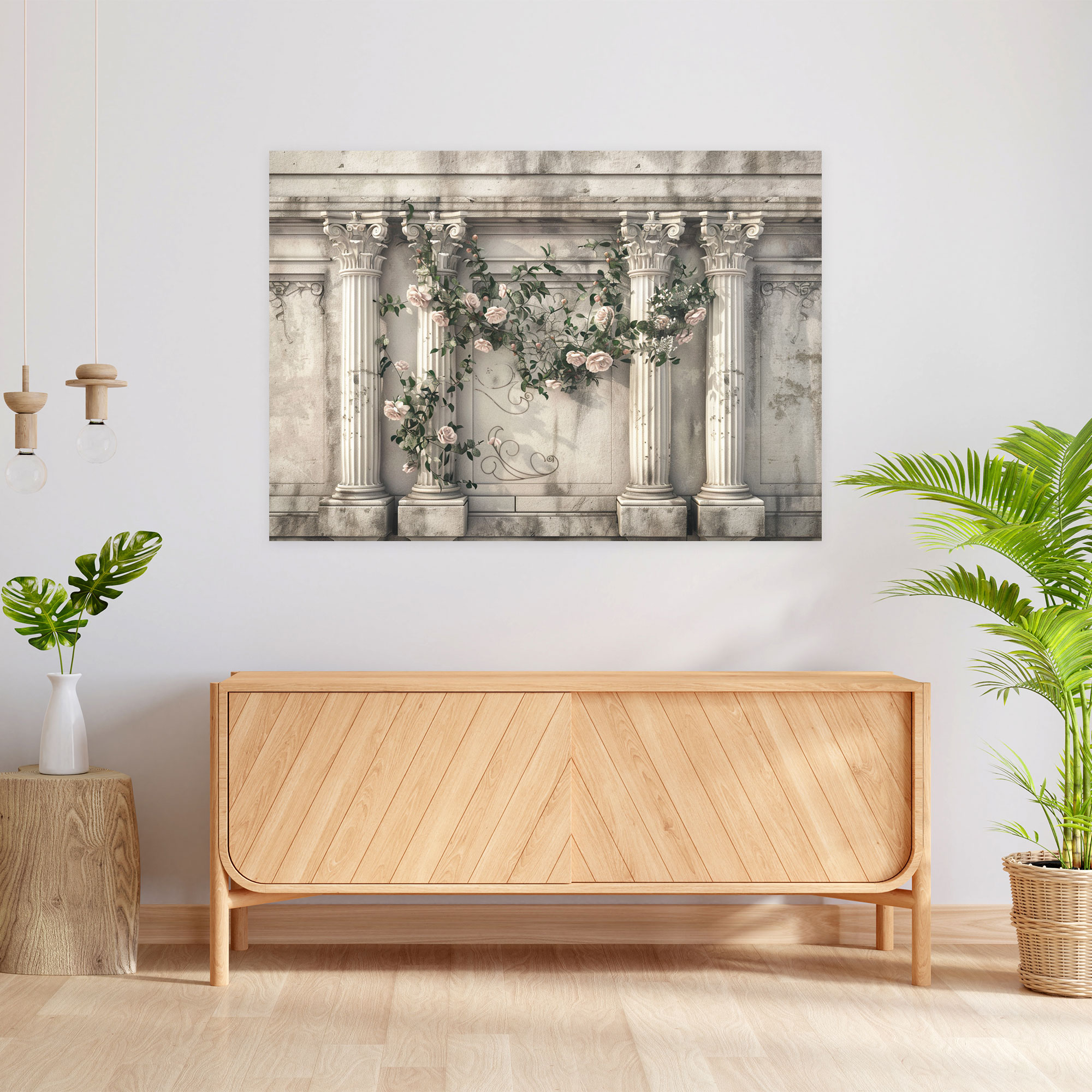 Neoclassicism Canvas Print - Vintage Pillars Wall Decoration - Neoclassicism, Wall Art, Neoclassicism, Wall Decoration