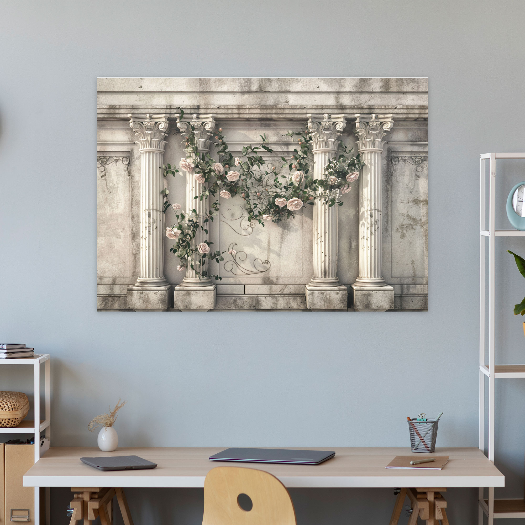 Neoclassicism Canvas Print - Vintage Pillars Wall Decoration - Neoclassicism, Wall Art, Neoclassicism, Wall Decoration