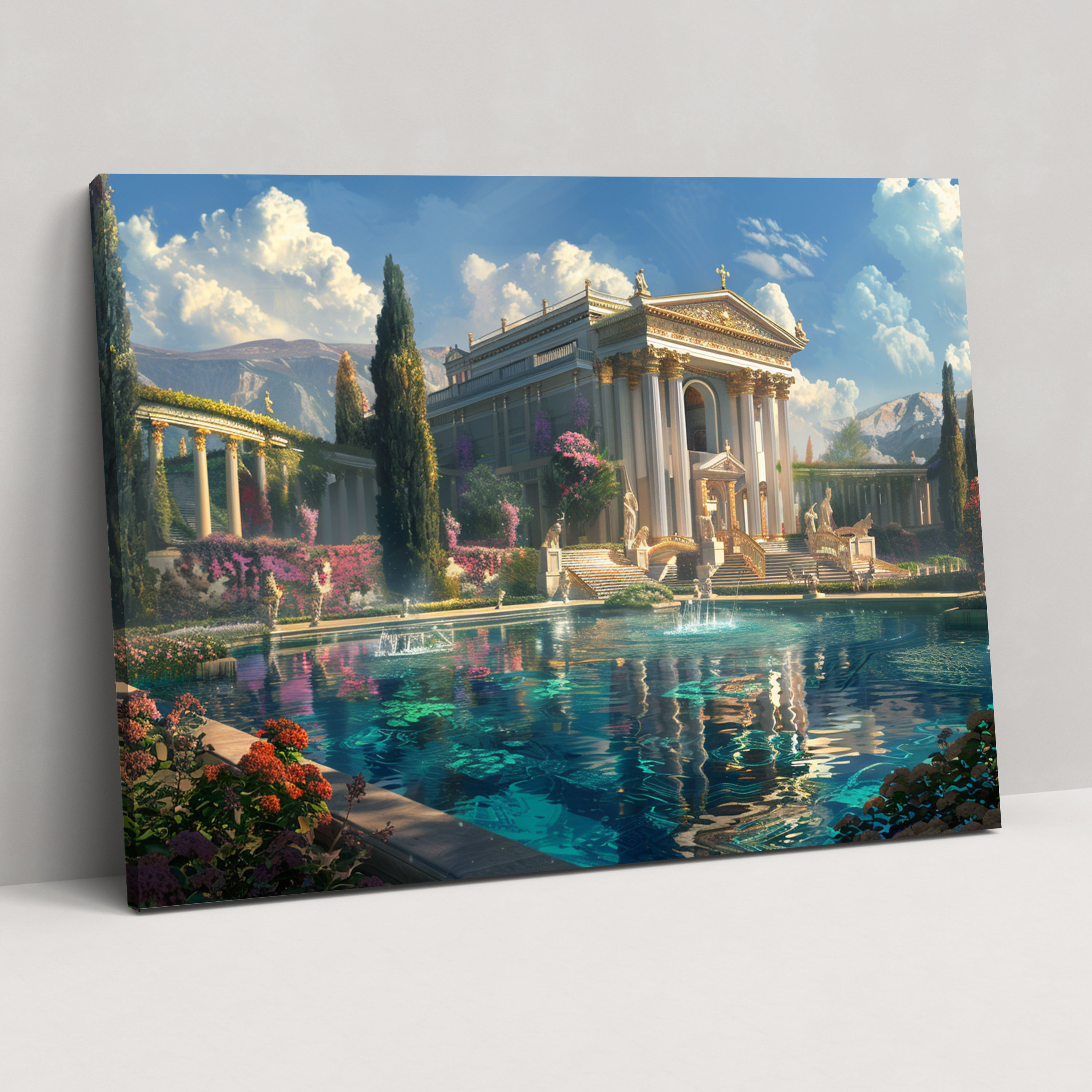 Neoclassicism Wall Art - Grecian Architecture Canvas Print - Neoclassicism, Canvas Print, Wall Art, Canvas