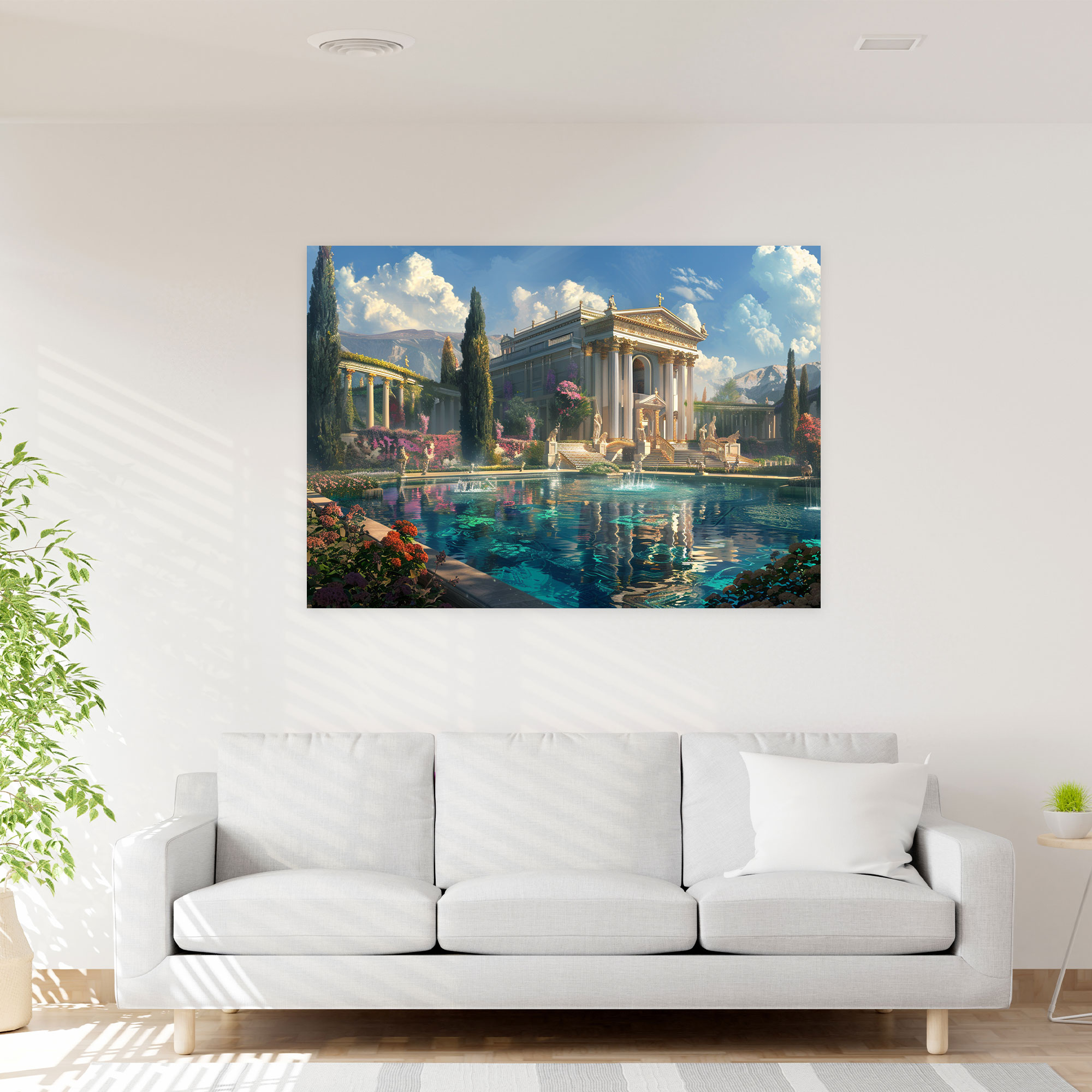 Neoclassicism Wall Art - Grecian Architecture Canvas Print - Neoclassicism, Canvas Print, Wall Art, Canvas