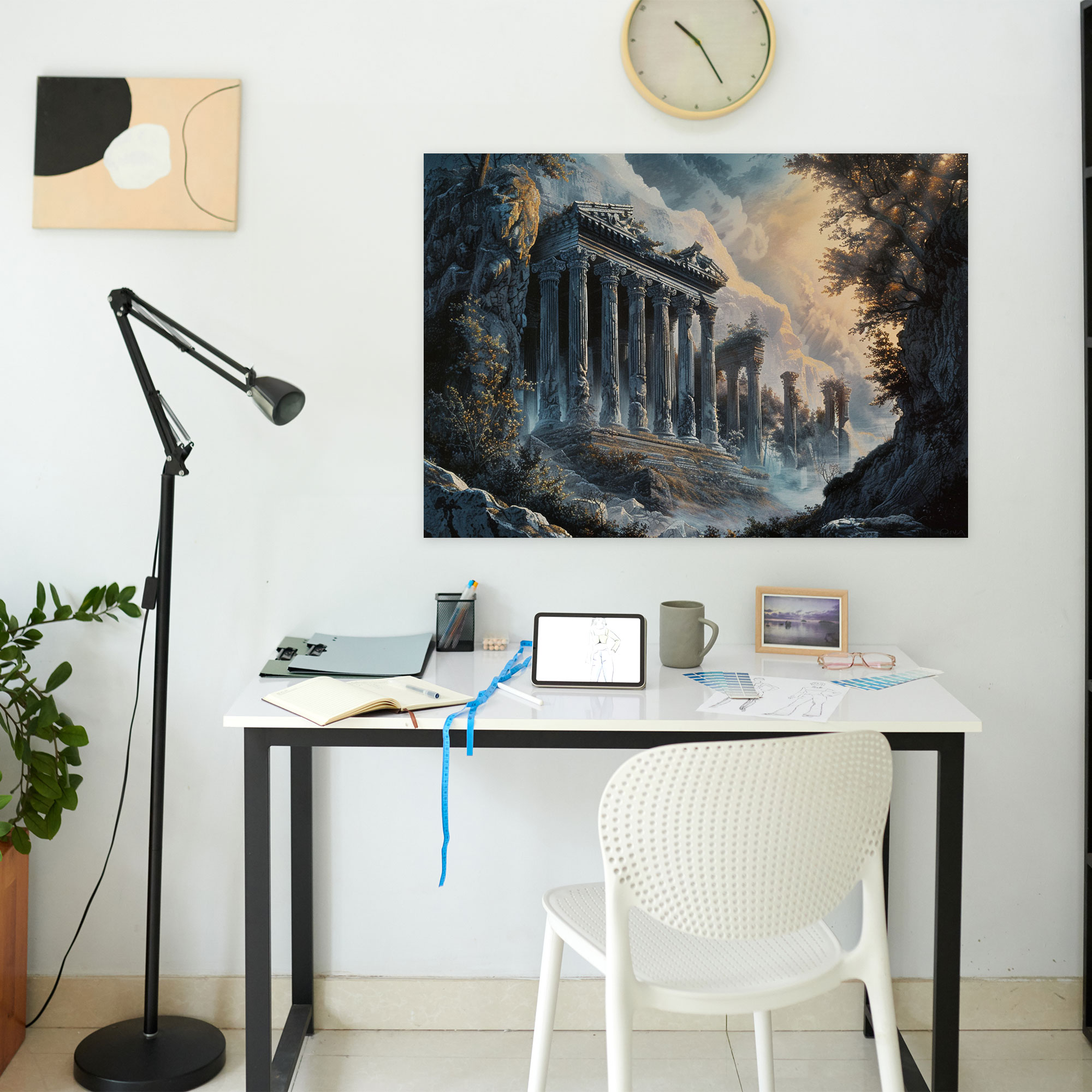 Neoclassicism Canvas Print - Classical Ruins Wall Art - Neoclassicism, Wall Decoration, Canvas, Home Decoration