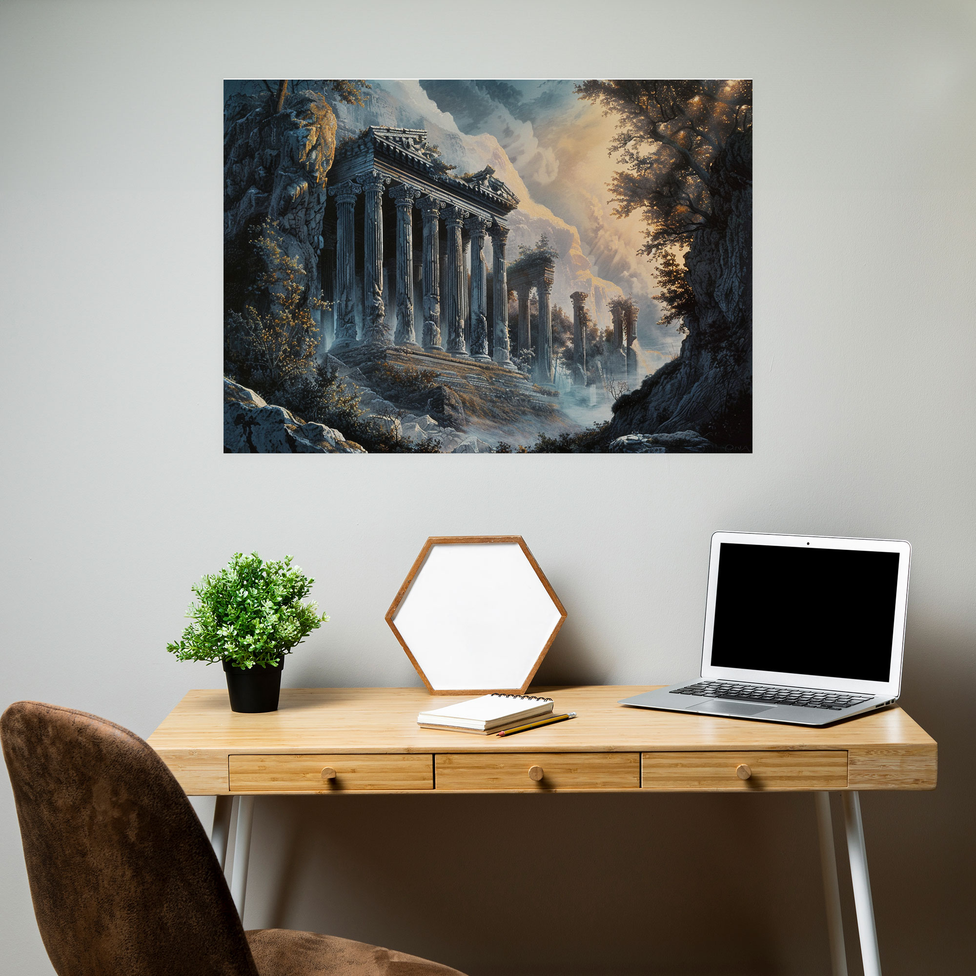 Neoclassicism Canvas Print - Classical Ruins Wall Art - Neoclassicism, Wall Decoration, Canvas, Home Decoration