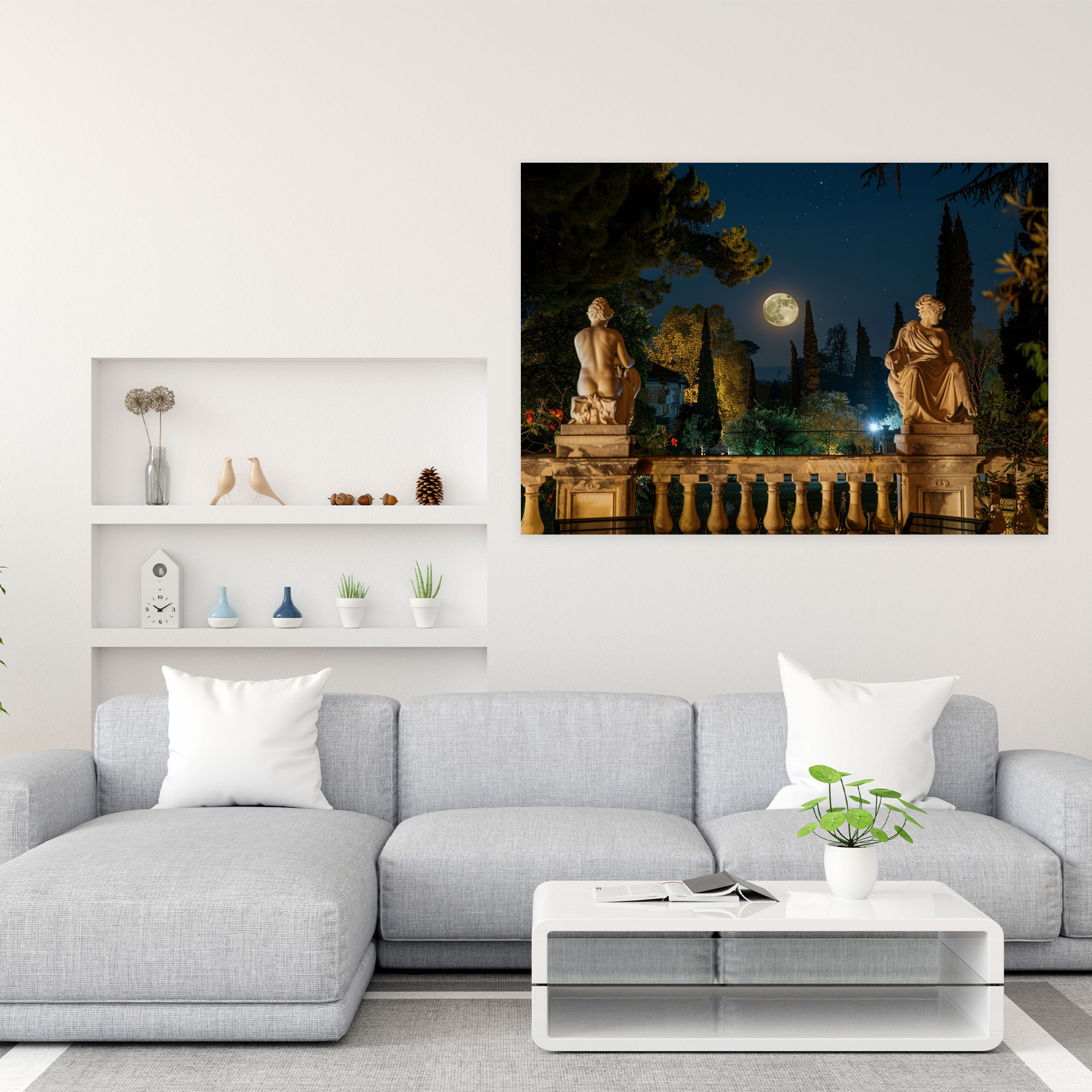 Neoclassicism Wall Art - Romantic Statues Canvas Print - Neoclassicism, Canvas Wall Art, Canvas Print, Wall Decoration