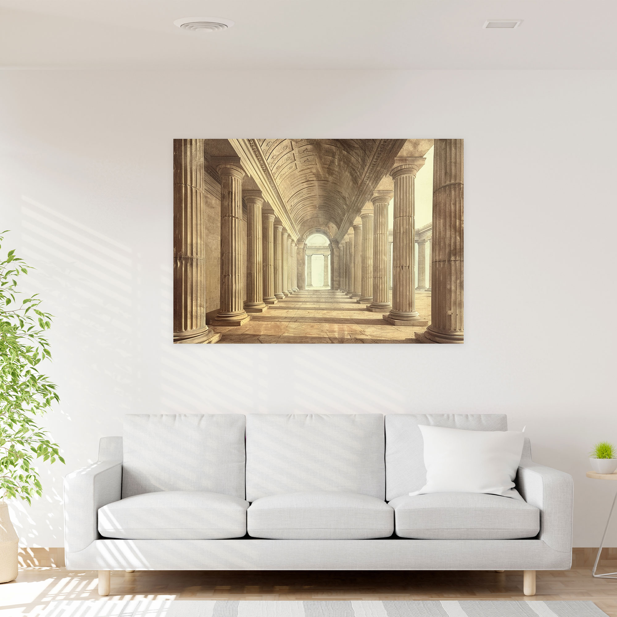 Neoclassicism Roman Architecture Wall Art - Neoclassicism, Home Decoration, Canvas Wall Art, Canvas