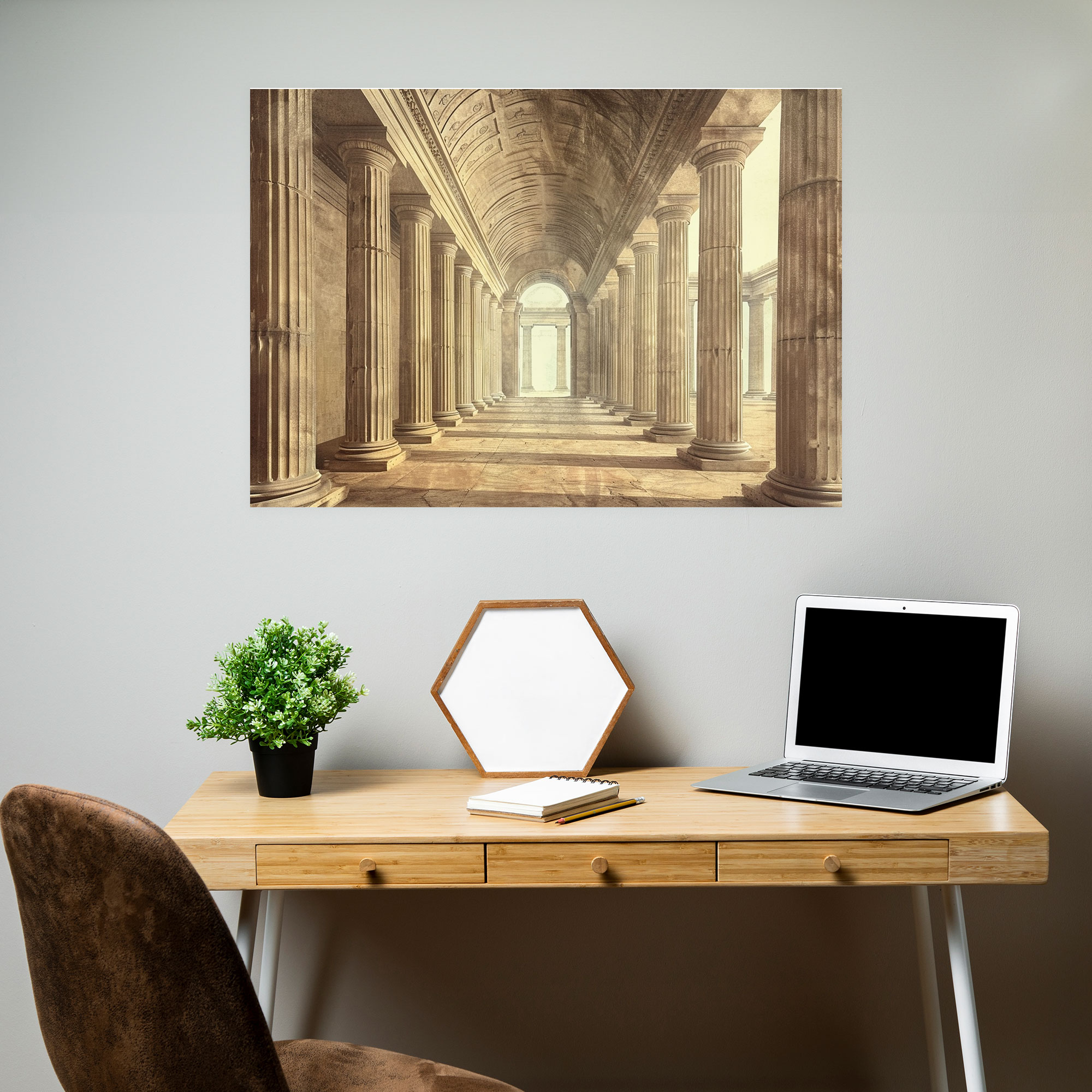 Neoclassicism Roman Architecture Wall Art - Neoclassicism, Home Decoration, Canvas Wall Art, Canvas