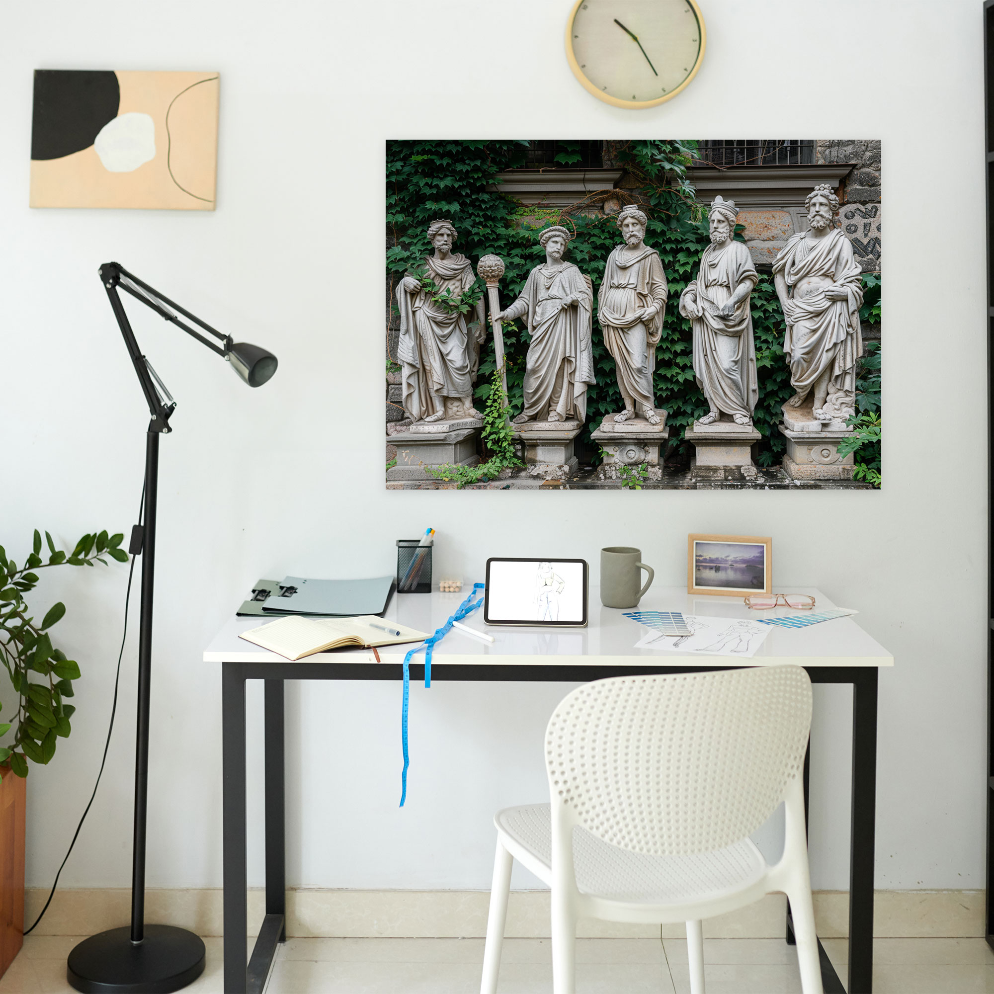 Neoclassicism Classical Sculptures Wall Decoration - Neoclassicism, Canvas Wall Art, Wall Decoration, Home Decoration
