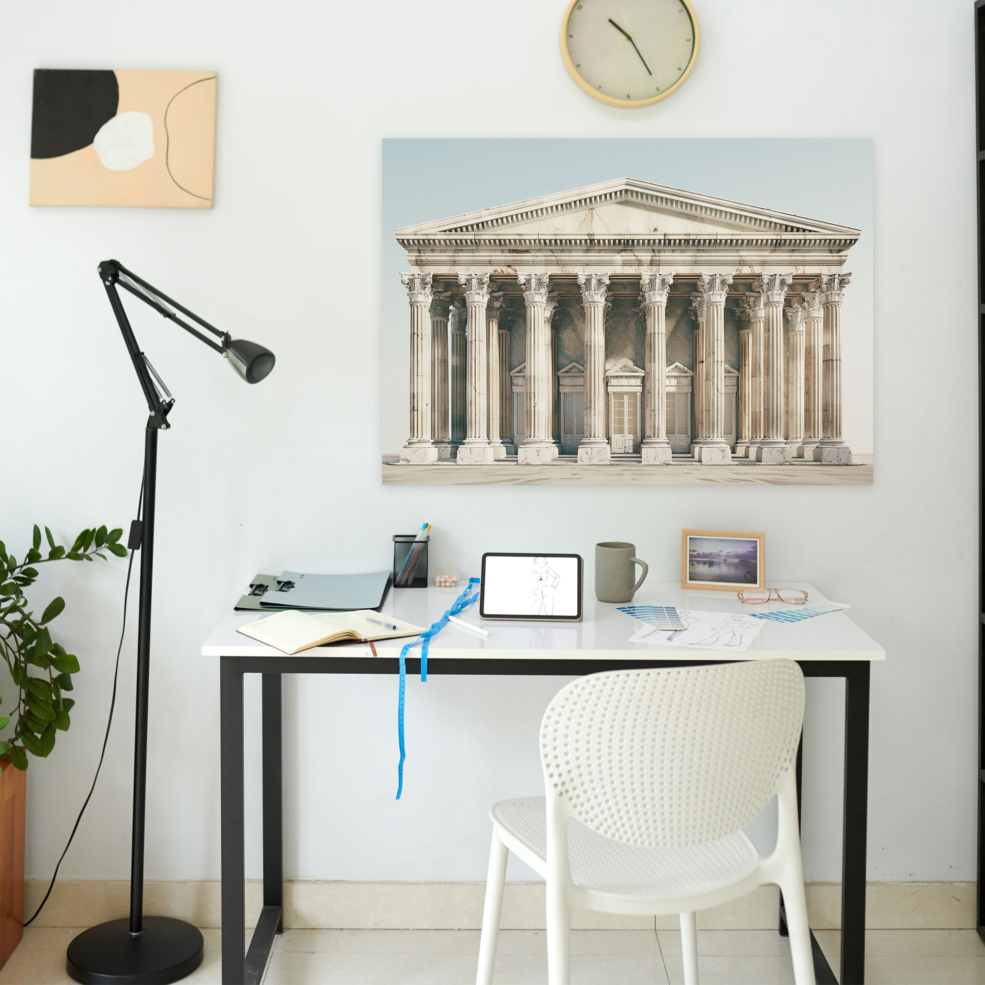 Neoclassicism Classical Architecture Wall Art - Neoclassicism, Home Decoration, Wall Decoration, Canvas Wall Art
