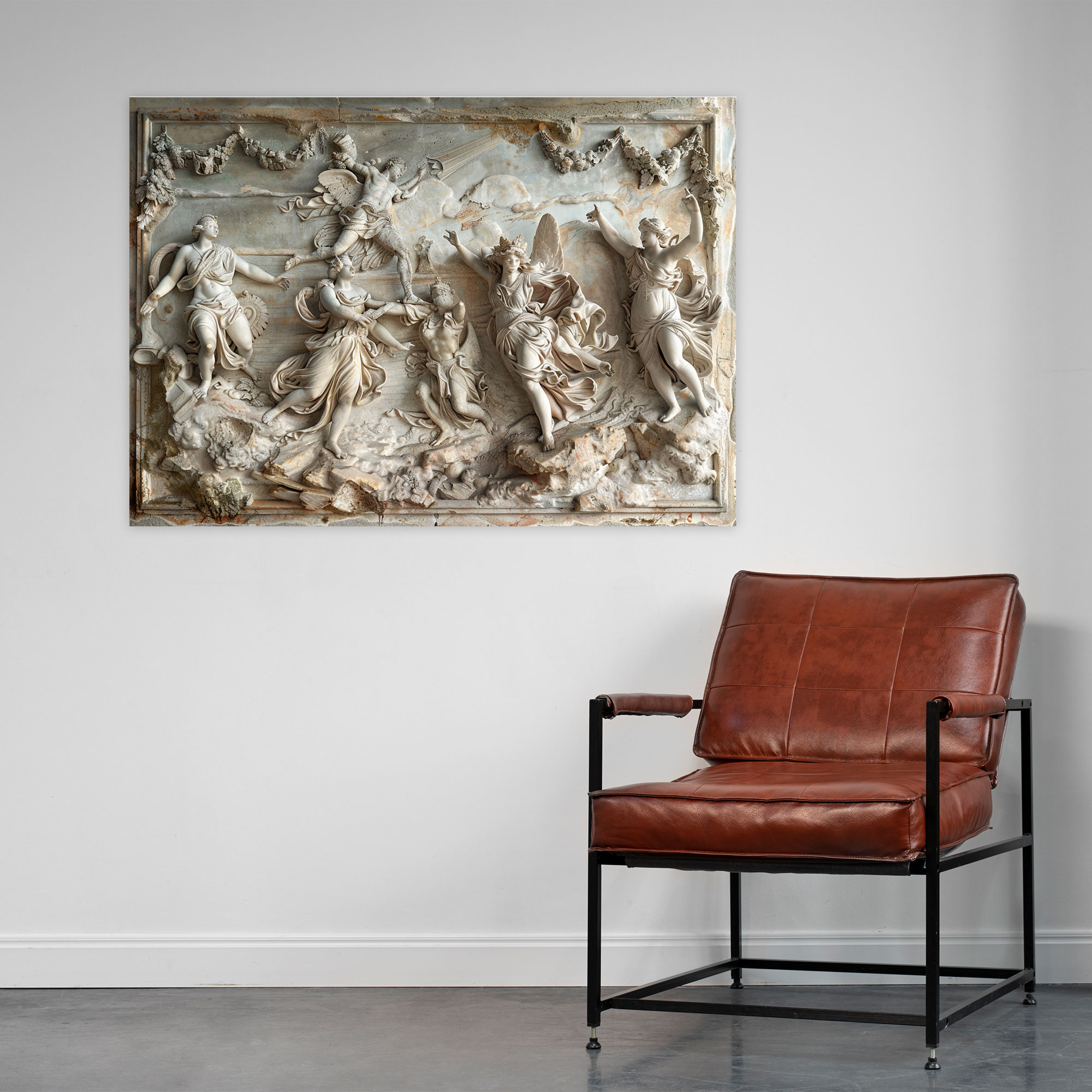 Neoclassicism Mythological Scenes Wall Decoration - Neoclassicism, Canvas, Neoclassicism, Wall Decoration