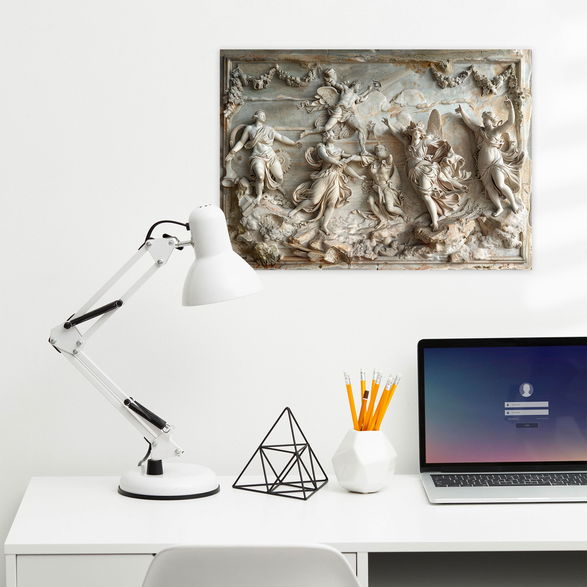 Neoclassicism Mythological Scenes Wall Decoration - Neoclassicism, Canvas, Neoclassicism, Wall Decoration