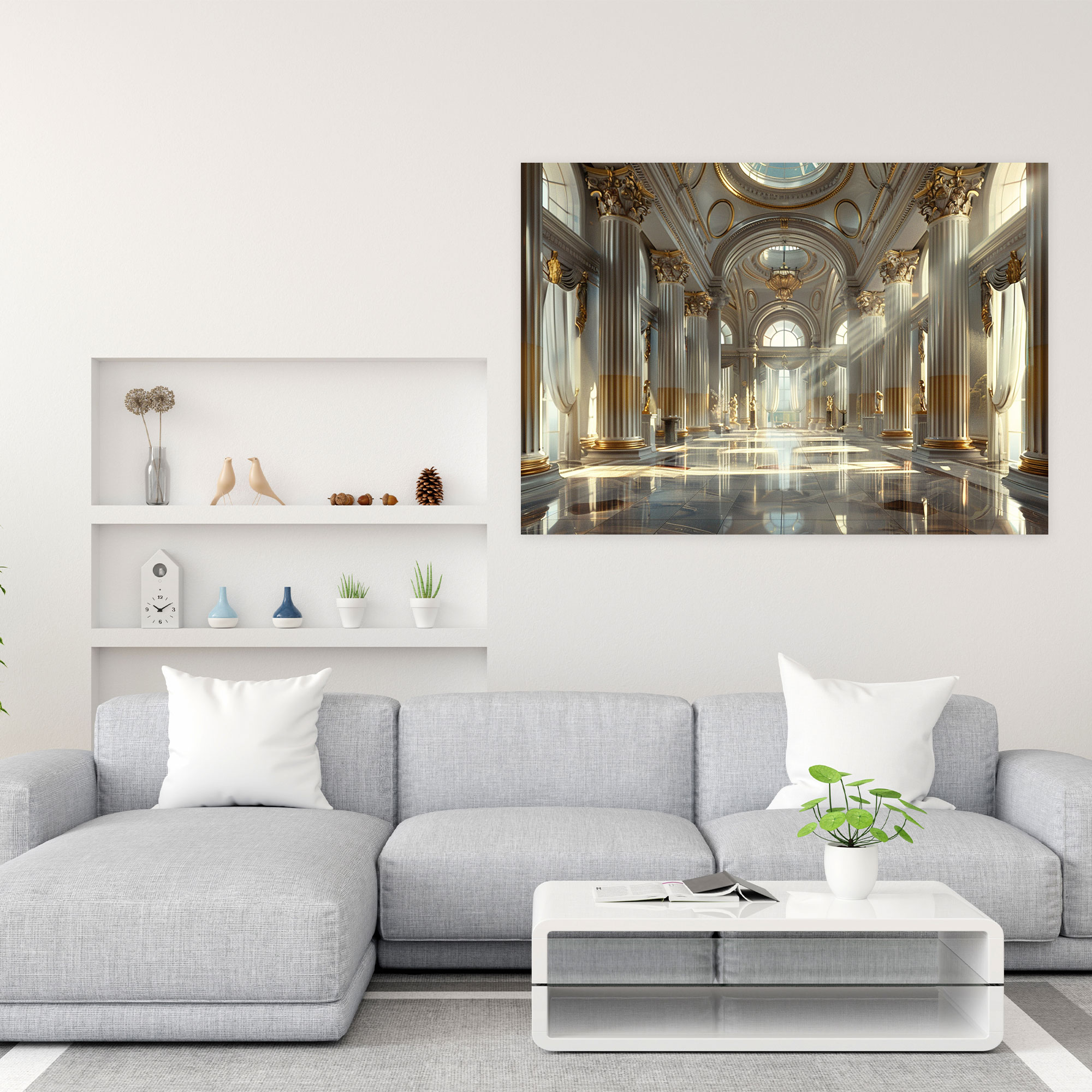 Timeless Neoclassicism Wall Art - Neoclassicism, Neoclassicism, Canvas, Home Decoration