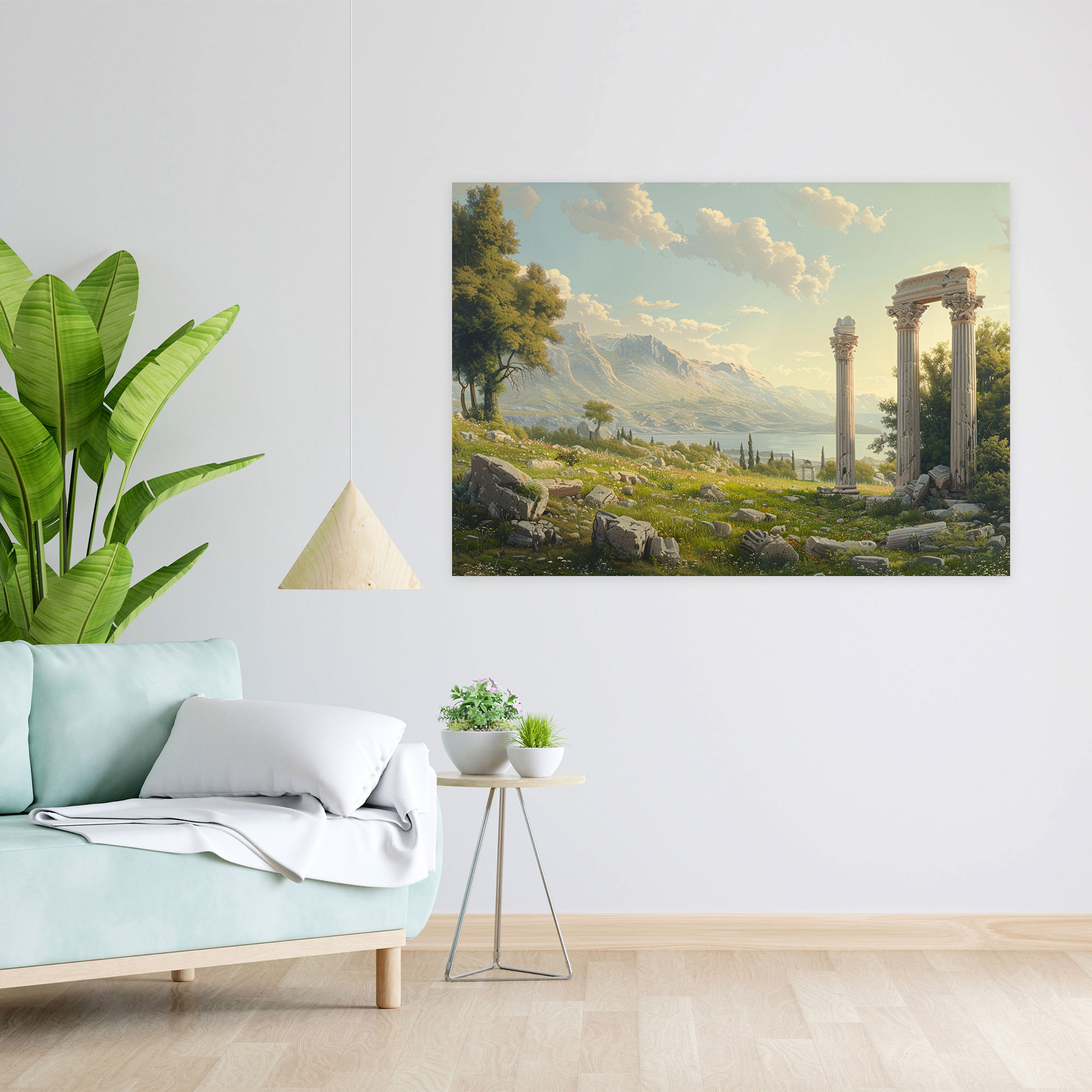 Serene Neoclassicism Canvas Print - Neoclassicism, Canvas, Neoclassicism, Canvas Print