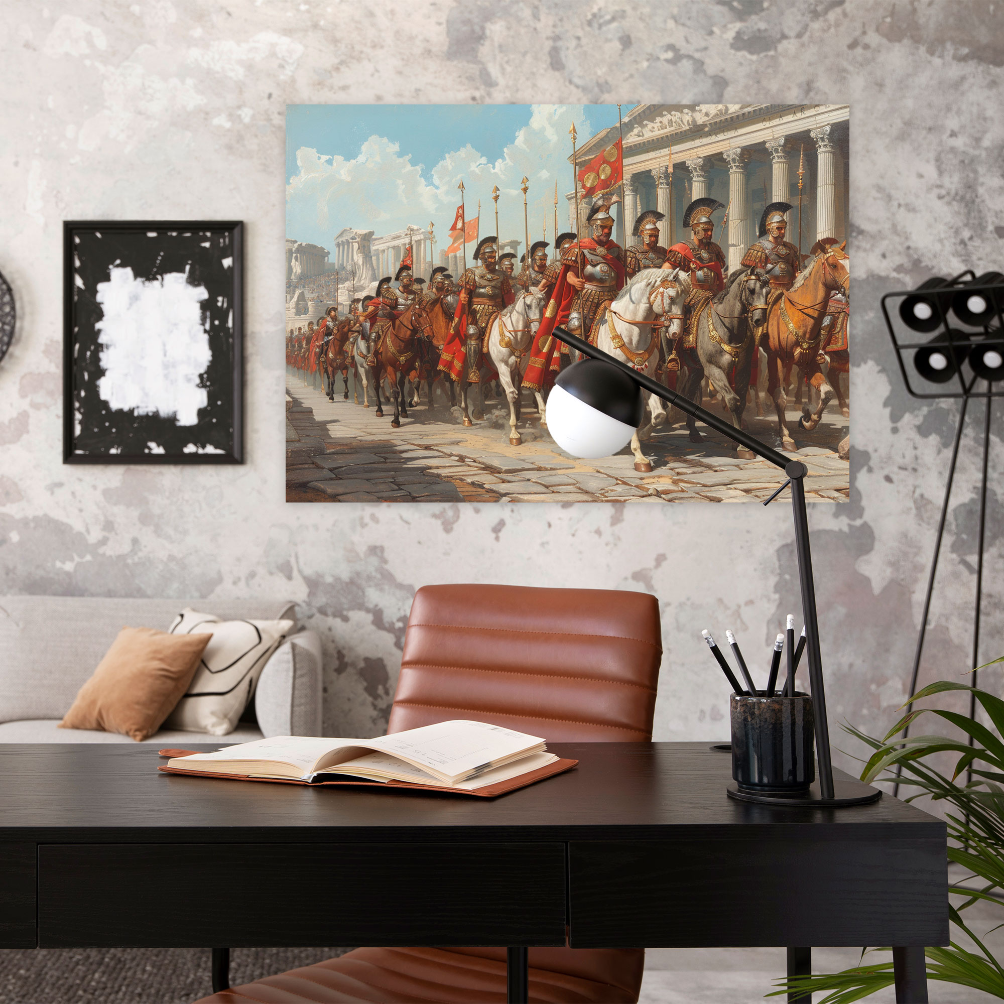 Regal Neoclassicism Canvas Print - Neoclassicism, Home Decoration, Canvas Print, Wall Art