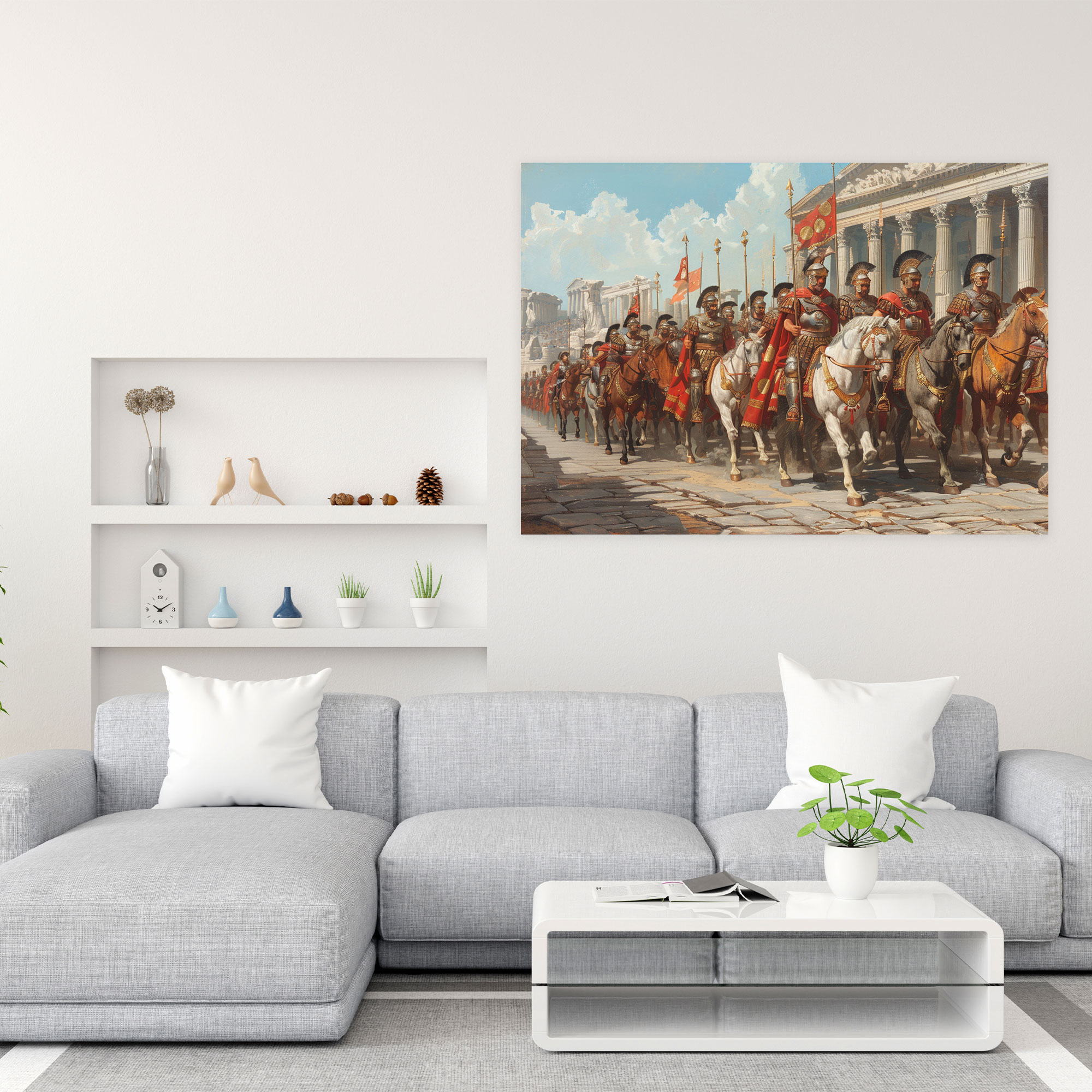 Regal Neoclassicism Canvas Print - Neoclassicism, Home Decoration, Canvas Print, Wall Art