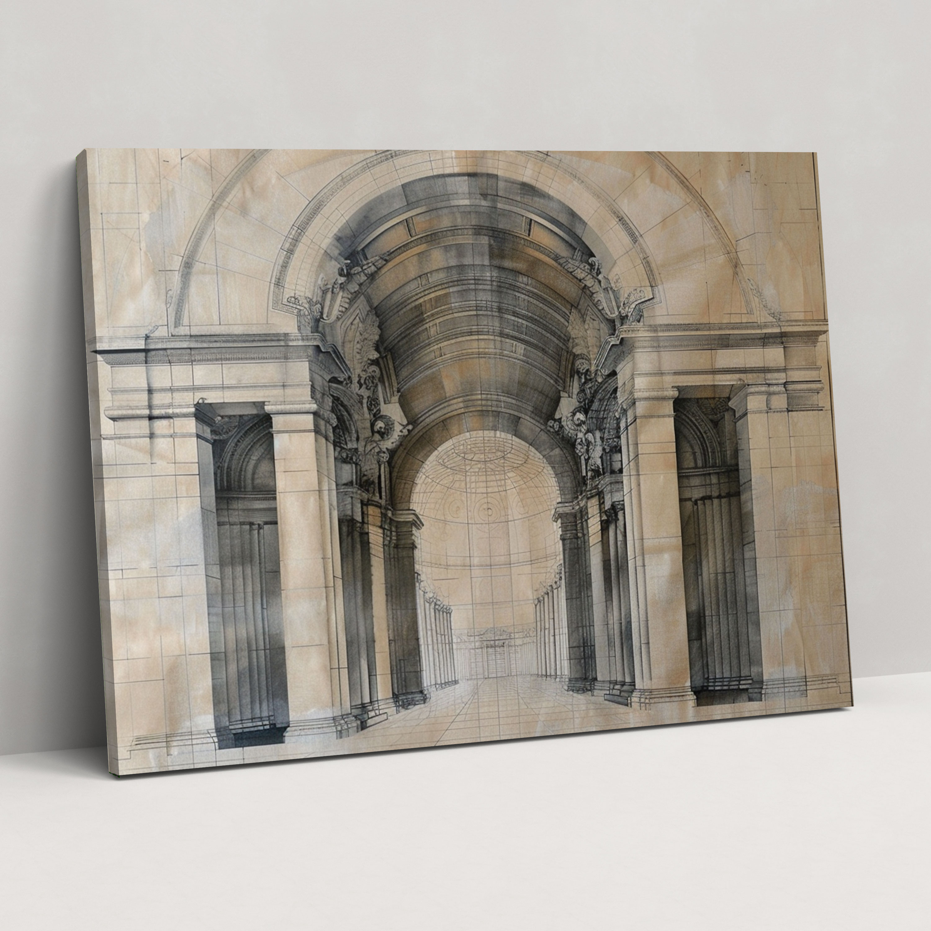 Neoclassicism Wall Art - Neoclassicism, Home Decoration, Canvas, Canvas Wall Art