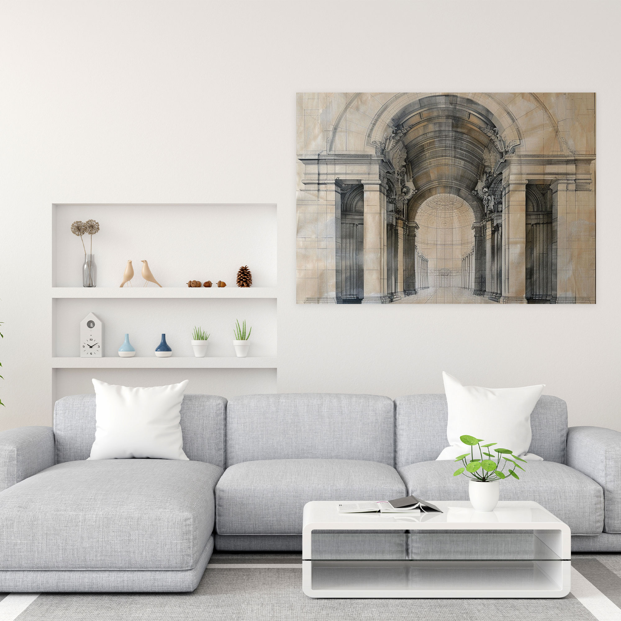Neoclassicism Wall Art - Neoclassicism, Home Decoration, Canvas, Canvas Wall Art
