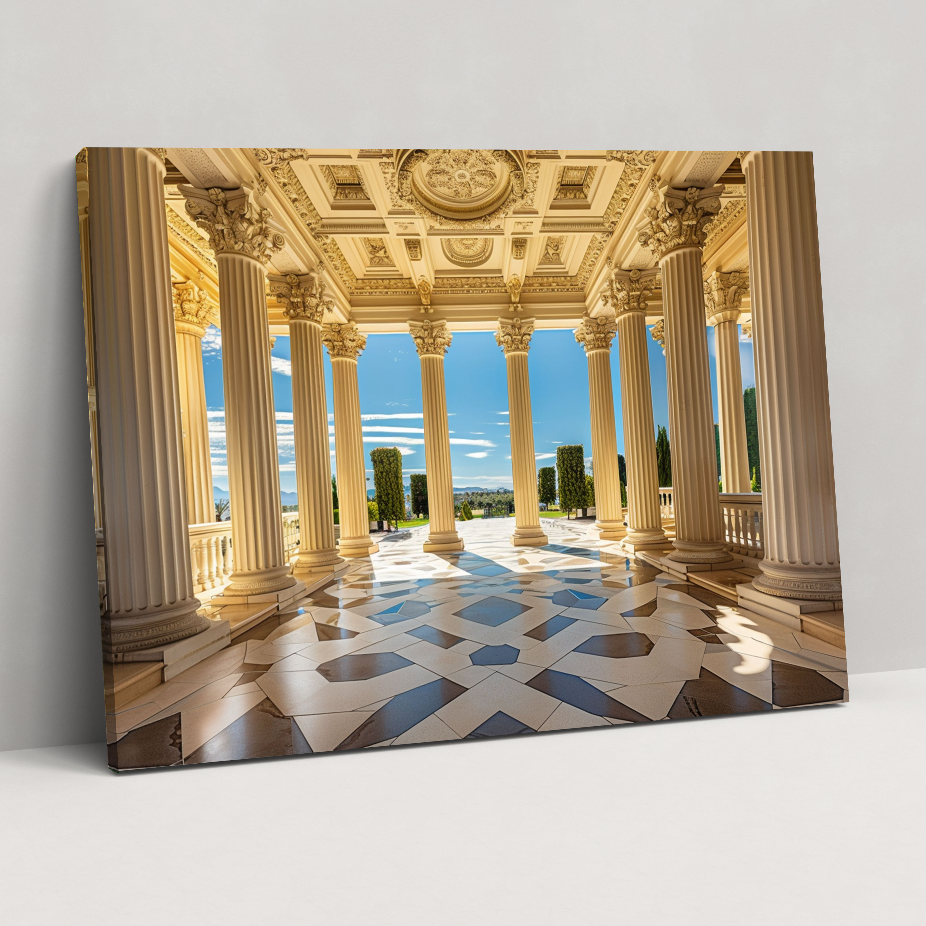 Neoclassicism Architecture Wall Art - Neoclassicism, Wall Decoration, Home Decoration, Canvas