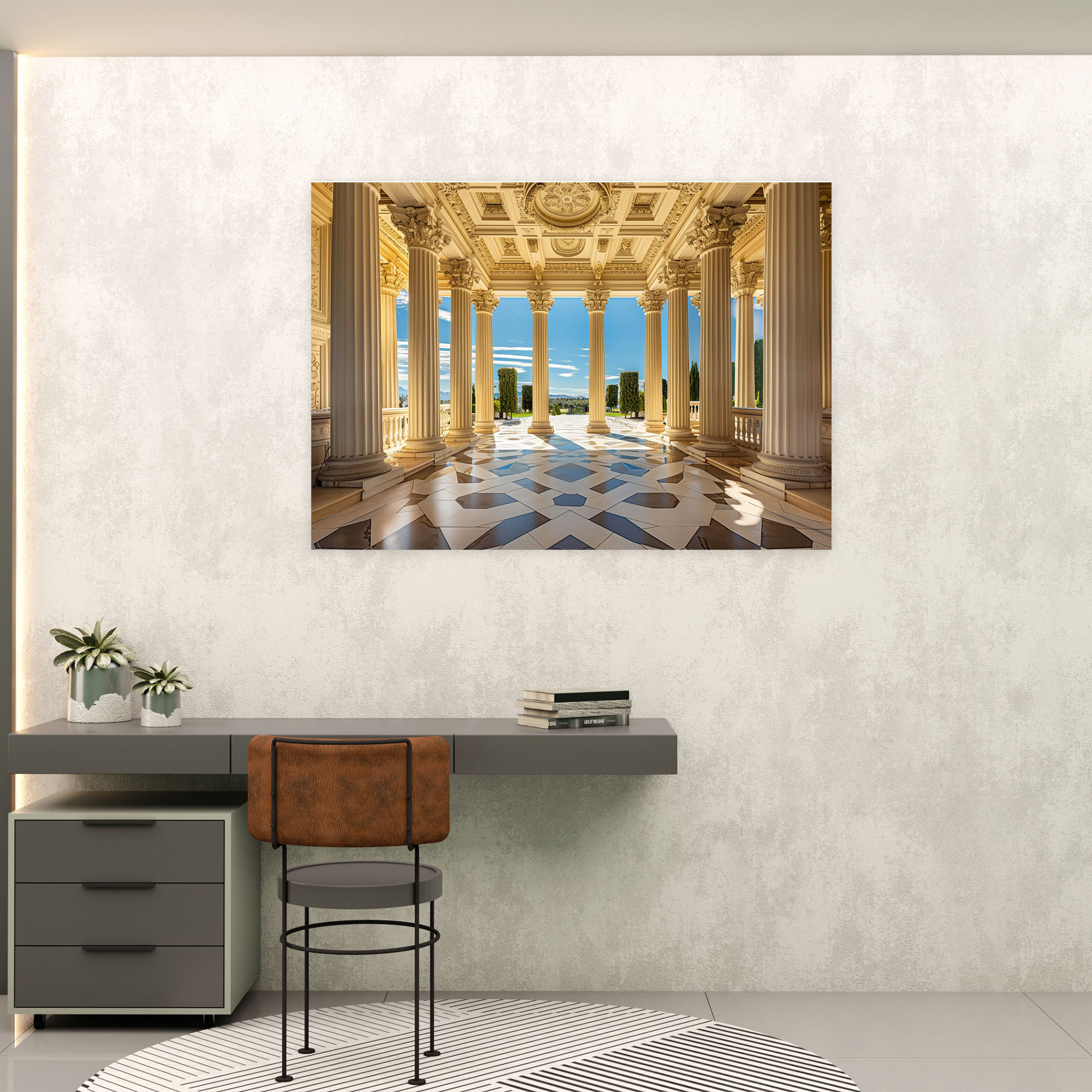 Neoclassicism Architecture Wall Art - Neoclassicism, Wall Decoration, Home Decoration, Canvas