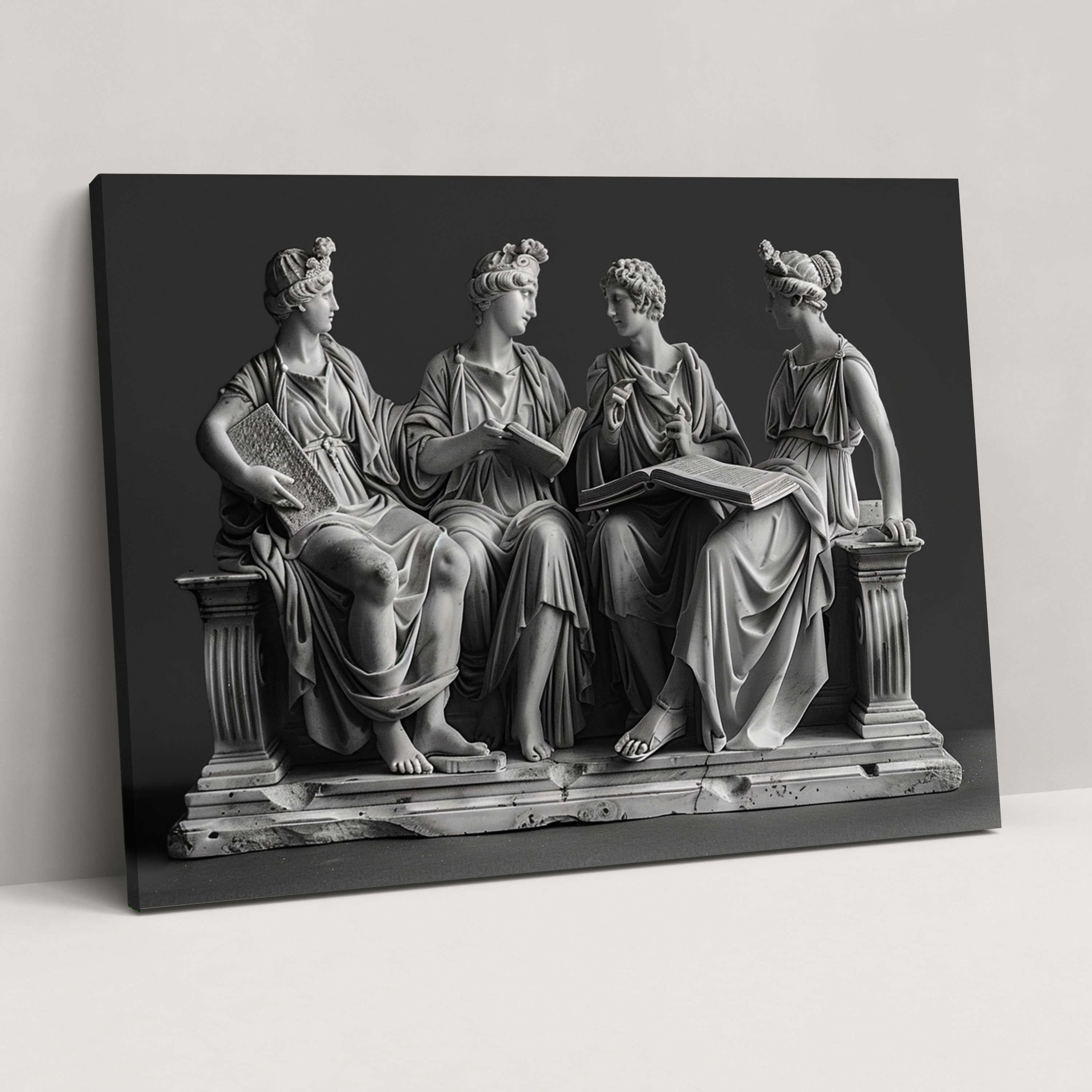 Neoclassicism Classical Figures Canvas Print - Neoclassicism, Canvas Wall Art, Canvas Print, Neoclassicism