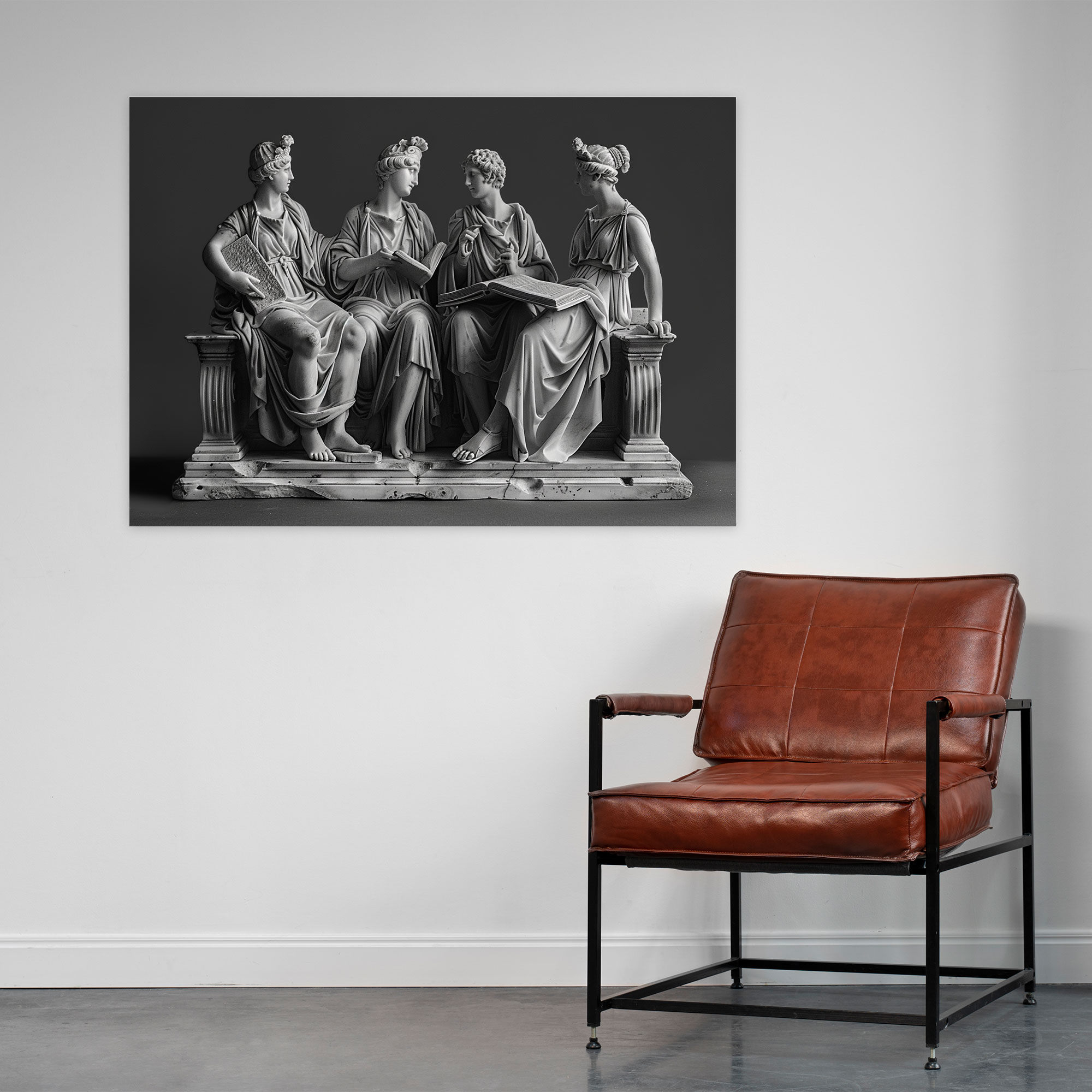 Neoclassicism Classical Figures Canvas Print - Neoclassicism, Canvas Wall Art, Canvas Print, Neoclassicism
