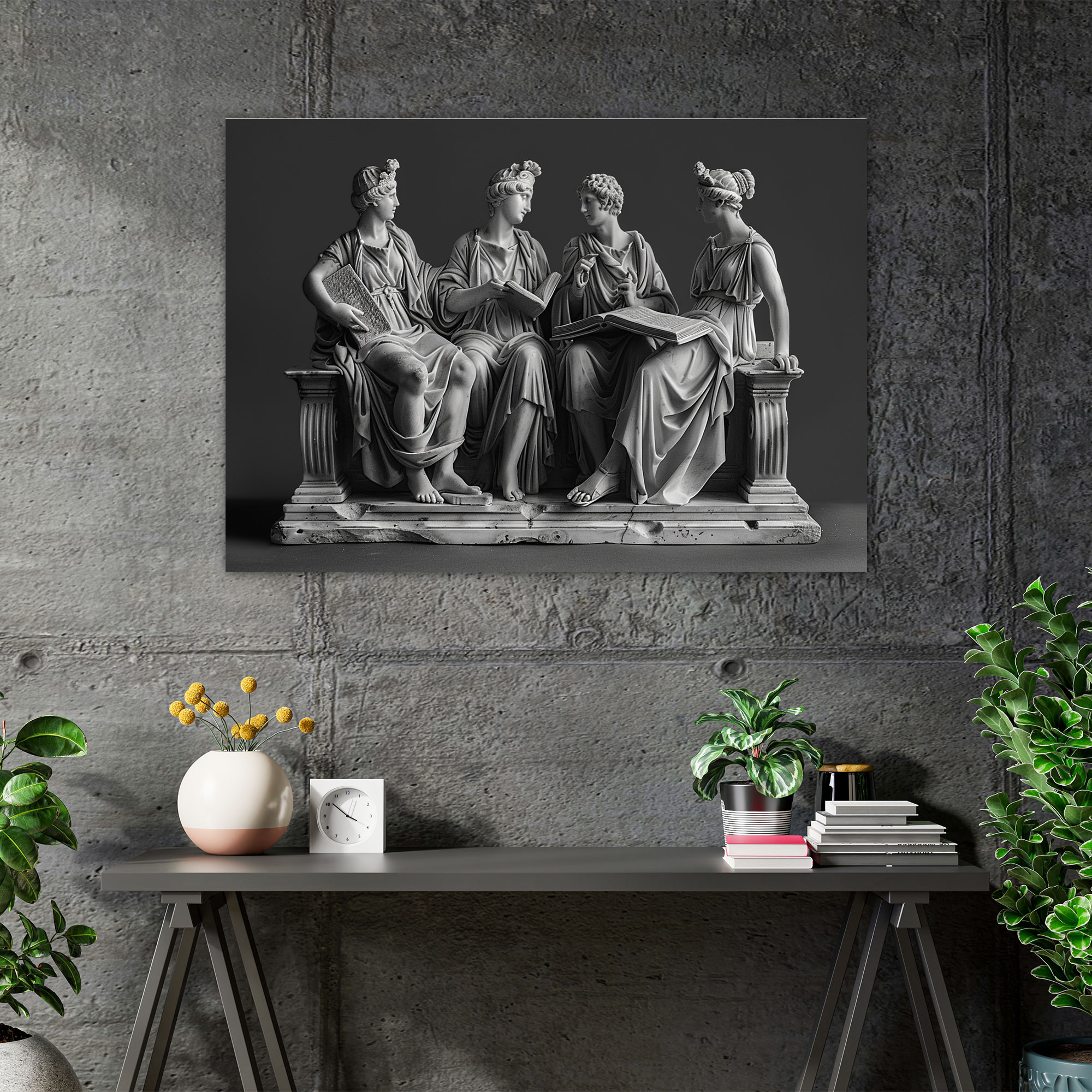 Neoclassicism Classical Figures Canvas Print - Neoclassicism, Canvas Wall Art, Canvas Print, Neoclassicism
