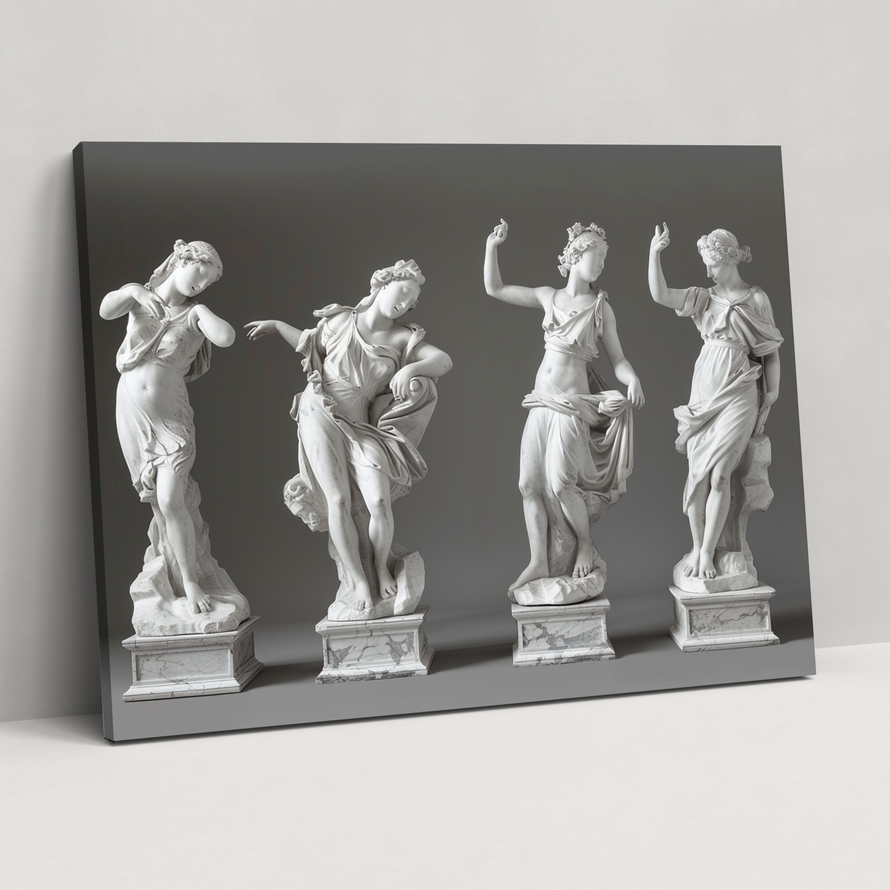 Neoclassicism Statues Wall Art - Neoclassicism, Home Decoration, Canvas, Neoclassicism