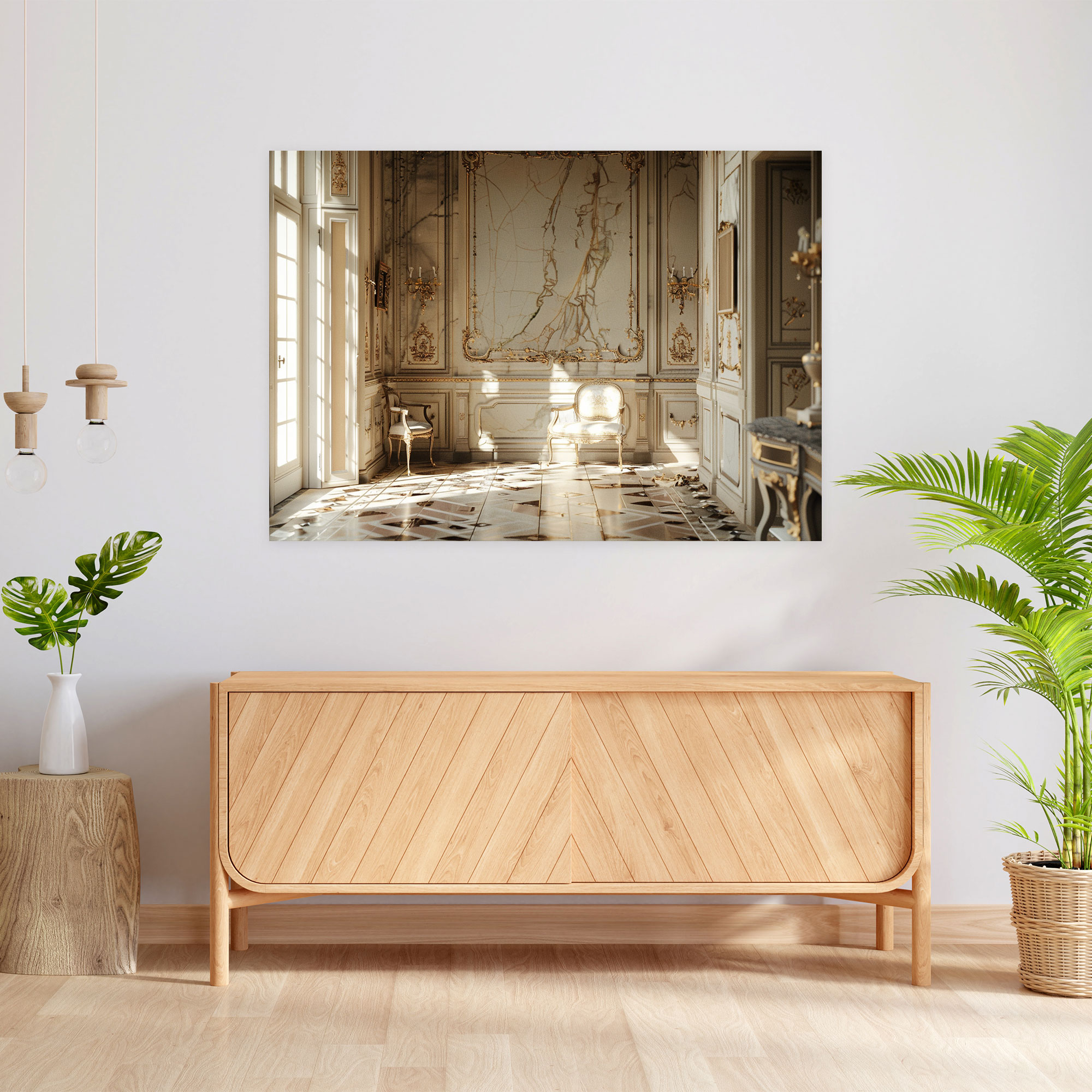 Neoclassicism Ornate Frames Canvas Print - Neoclassicism, Wall Decoration, Wall Art, Home Decoration