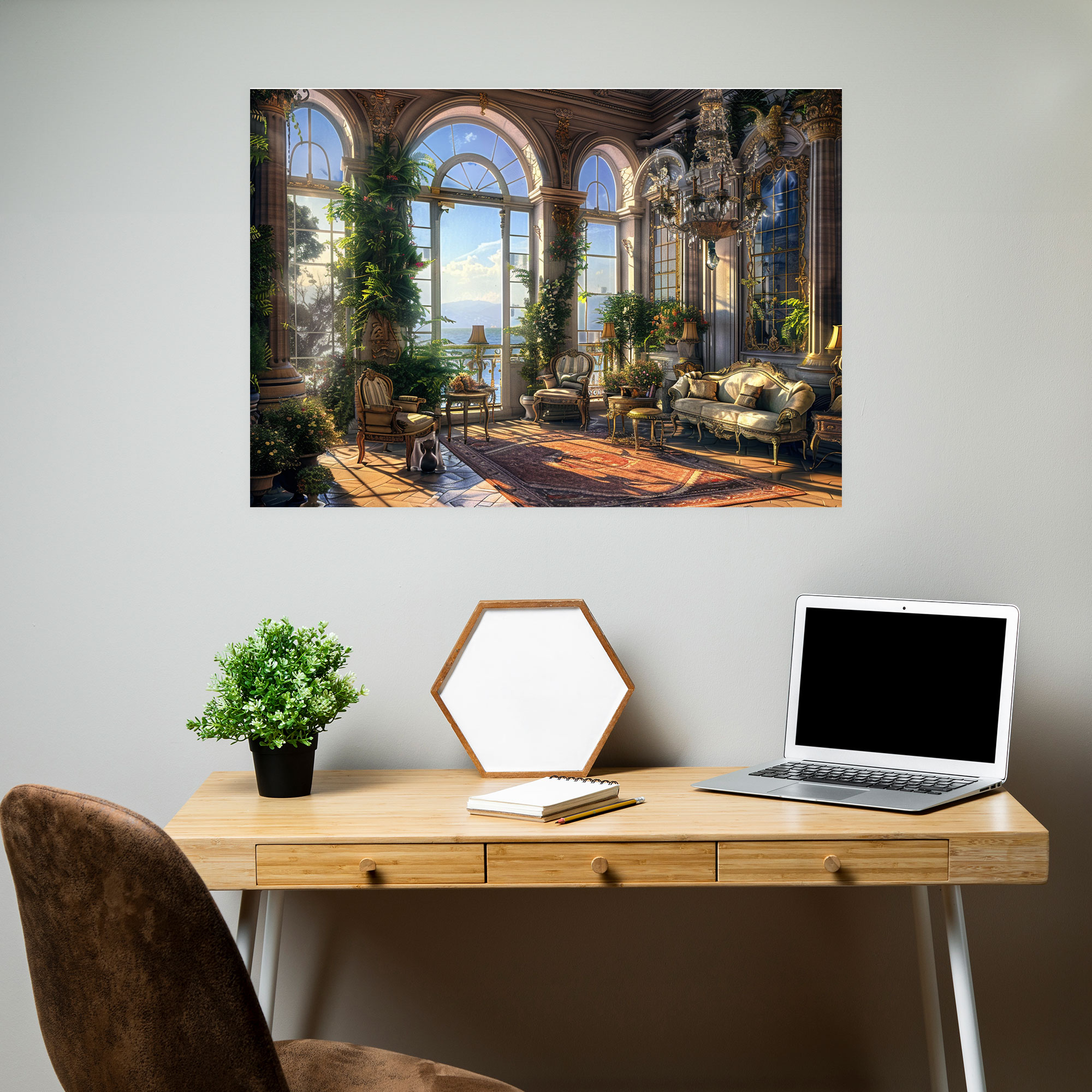 Neoclassicism Romantic Settings Wall Art - Neoclassicism, Home Decoration, Wall Art, Canvas
