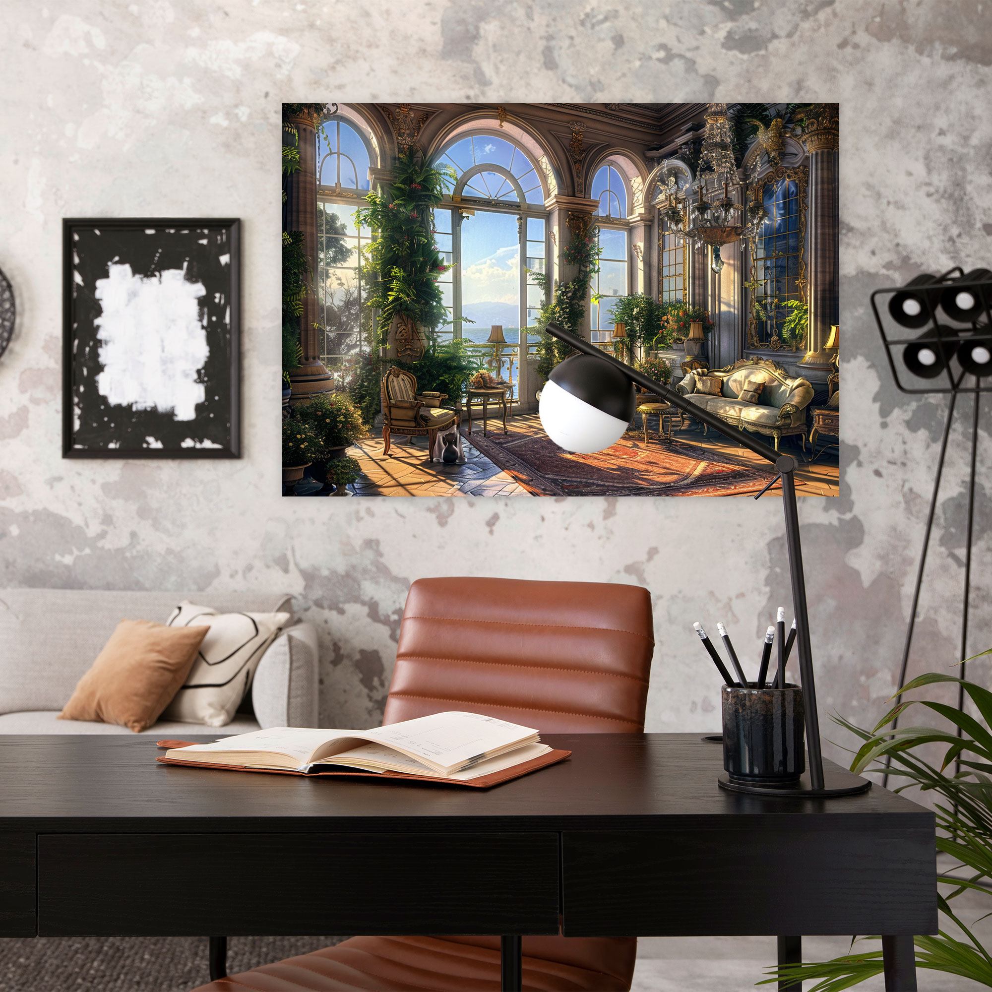 Neoclassicism Romantic Settings Wall Art - Neoclassicism, Home Decoration, Wall Art, Canvas