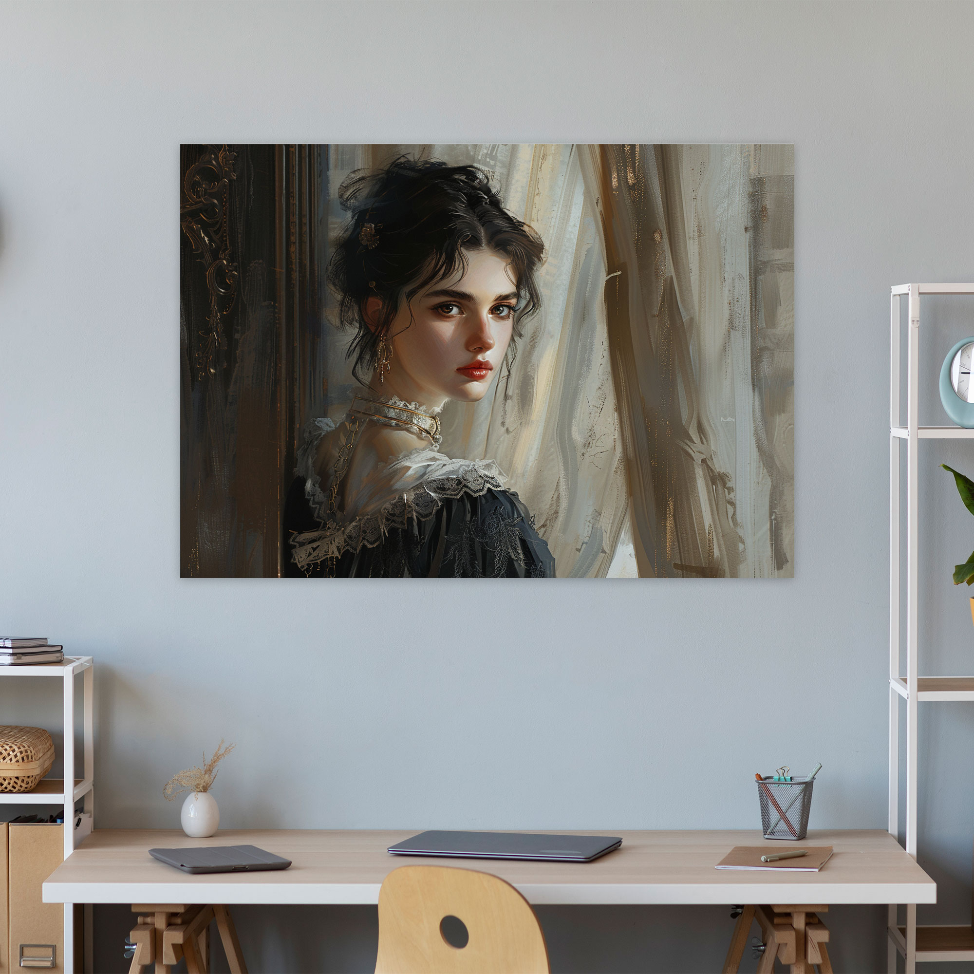 Neoclassicism Portraits Canvas Print - Neoclassicism, Wall Art, Home Decoration, Canvas Wall Art