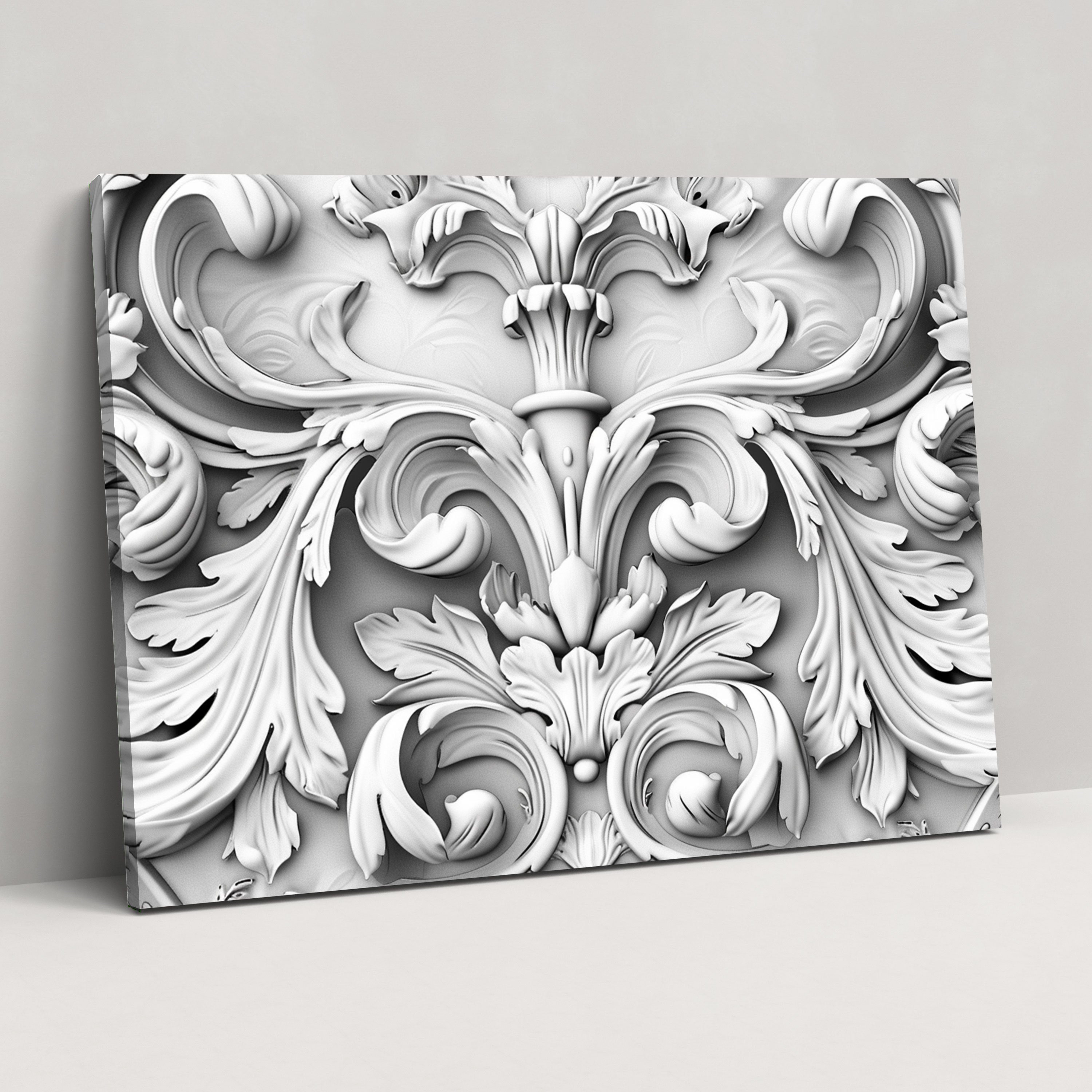 Neoclassicism Foliage Wall Decoration - Neoclassicism, Home Decoration, Canvas, Canvas Wall Art