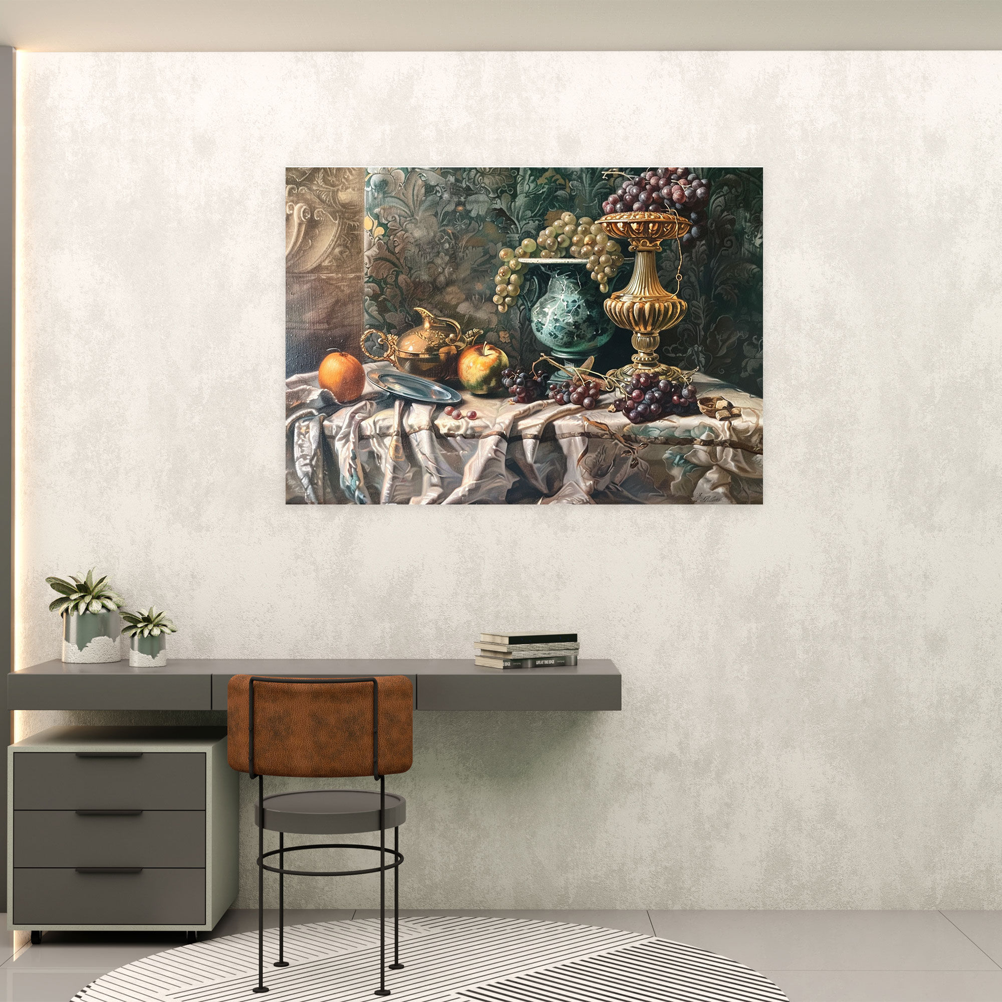 Neoclassicism Still Life Canvas Print - Neoclassicism, Wall Decoration, Wall Art, Neoclassicism