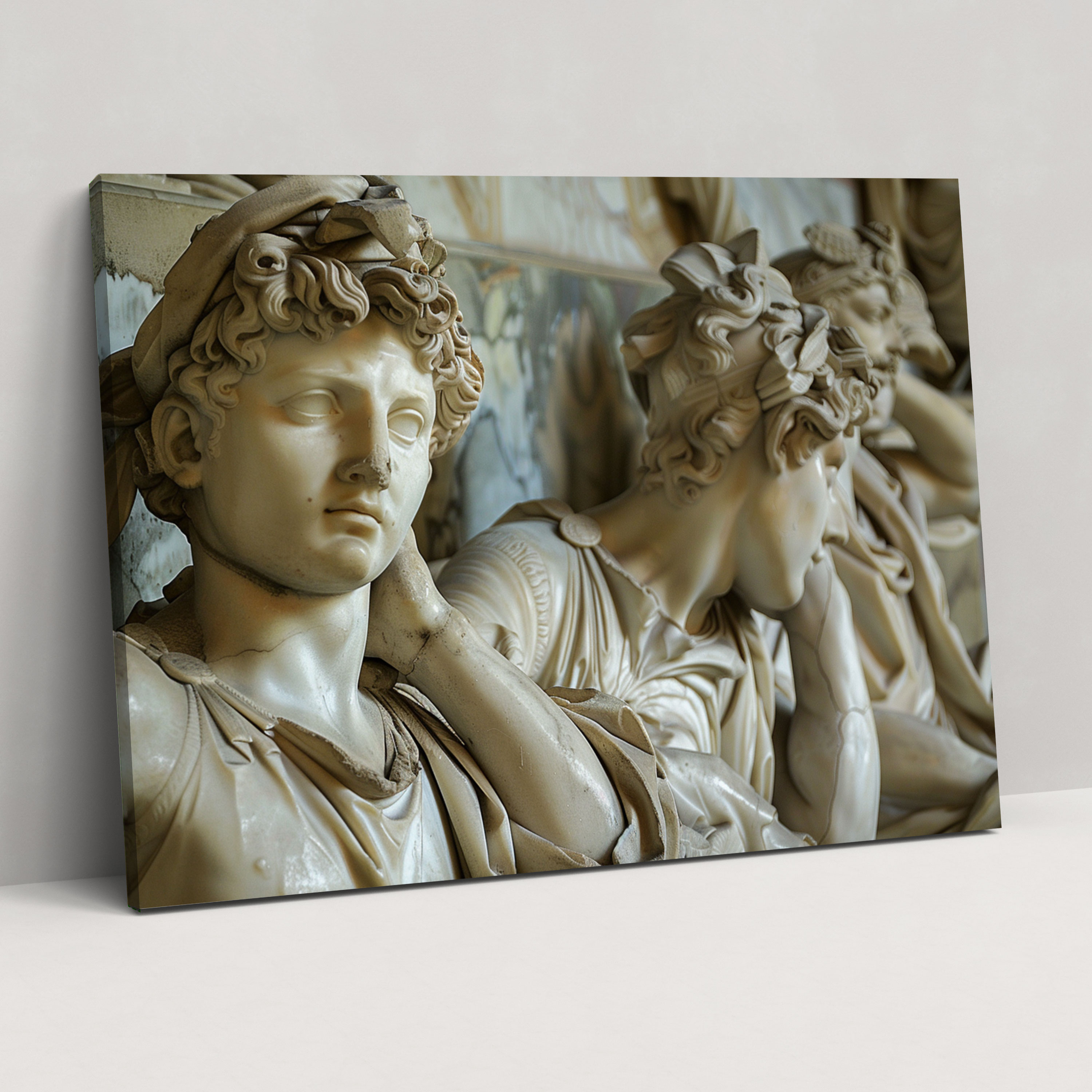 Neoclassicism Canvas Print: Classical Sculptures Wall Art - Neoclassicism, Canvas, Canvas Wall Art, Home Decoration