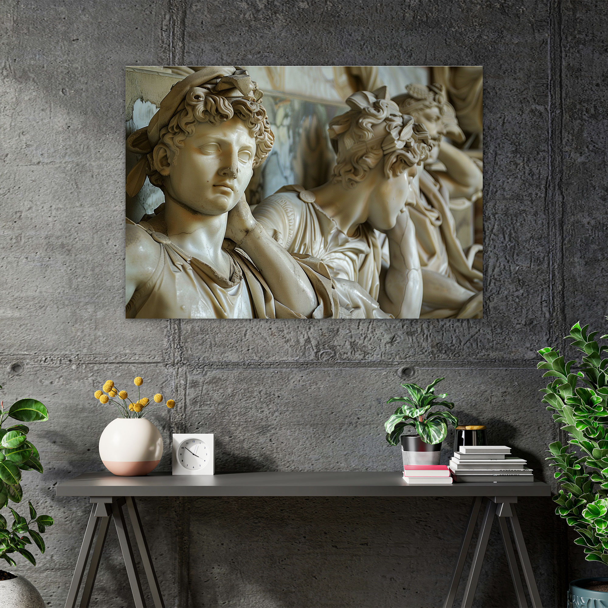 Neoclassicism Canvas Print: Classical Sculptures Wall Art - Neoclassicism, Canvas, Canvas Wall Art, Home Decoration