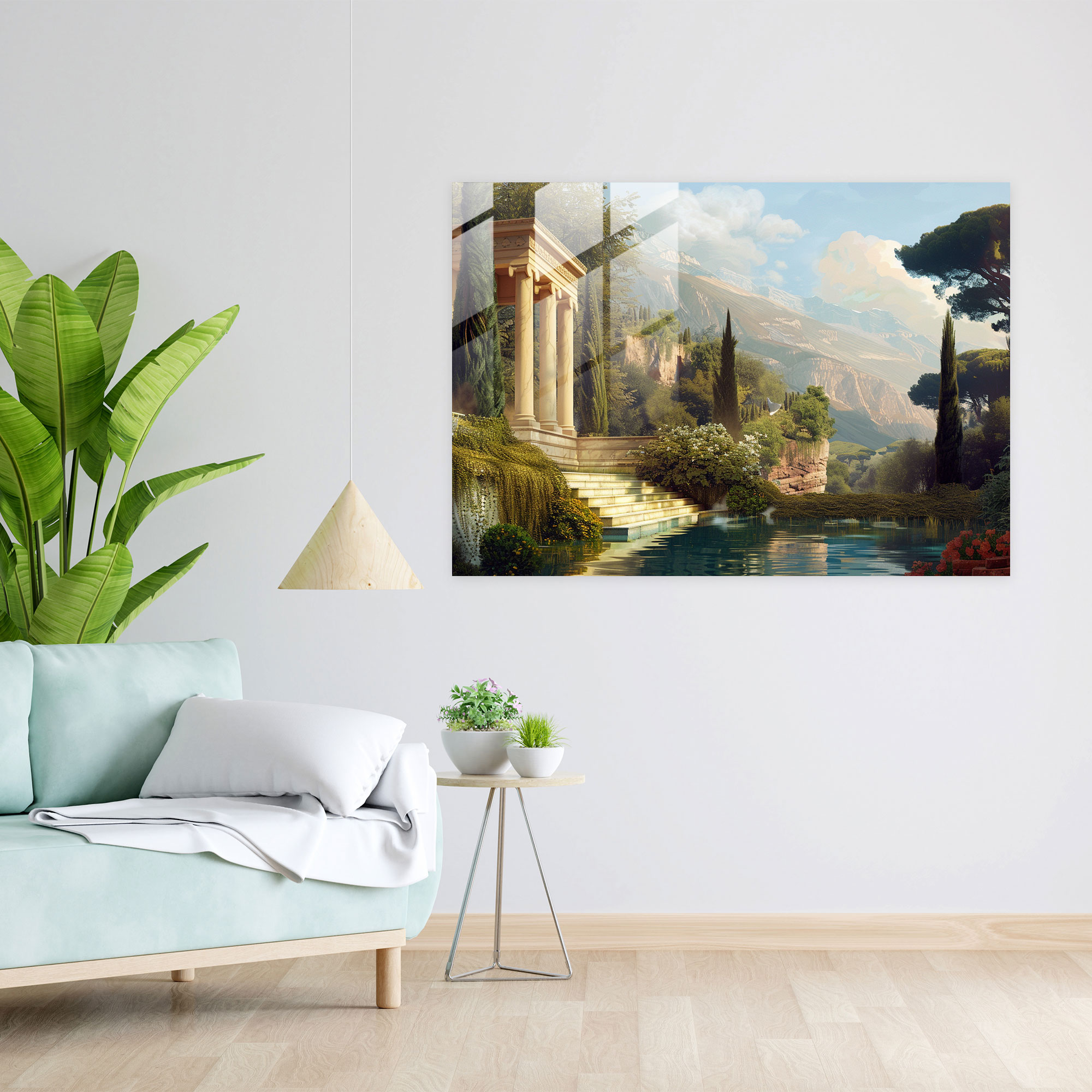 Neoklasik Duvar Sanatı - Cam Tablo Cam Sanatı Modern Sanat